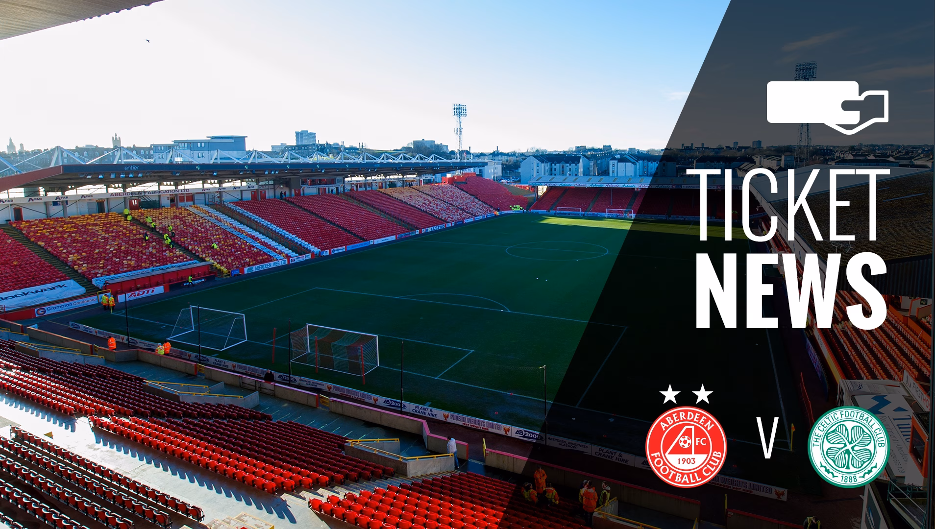 Ticket Details | Aberdeen v Celtic, Sat 29th Oct