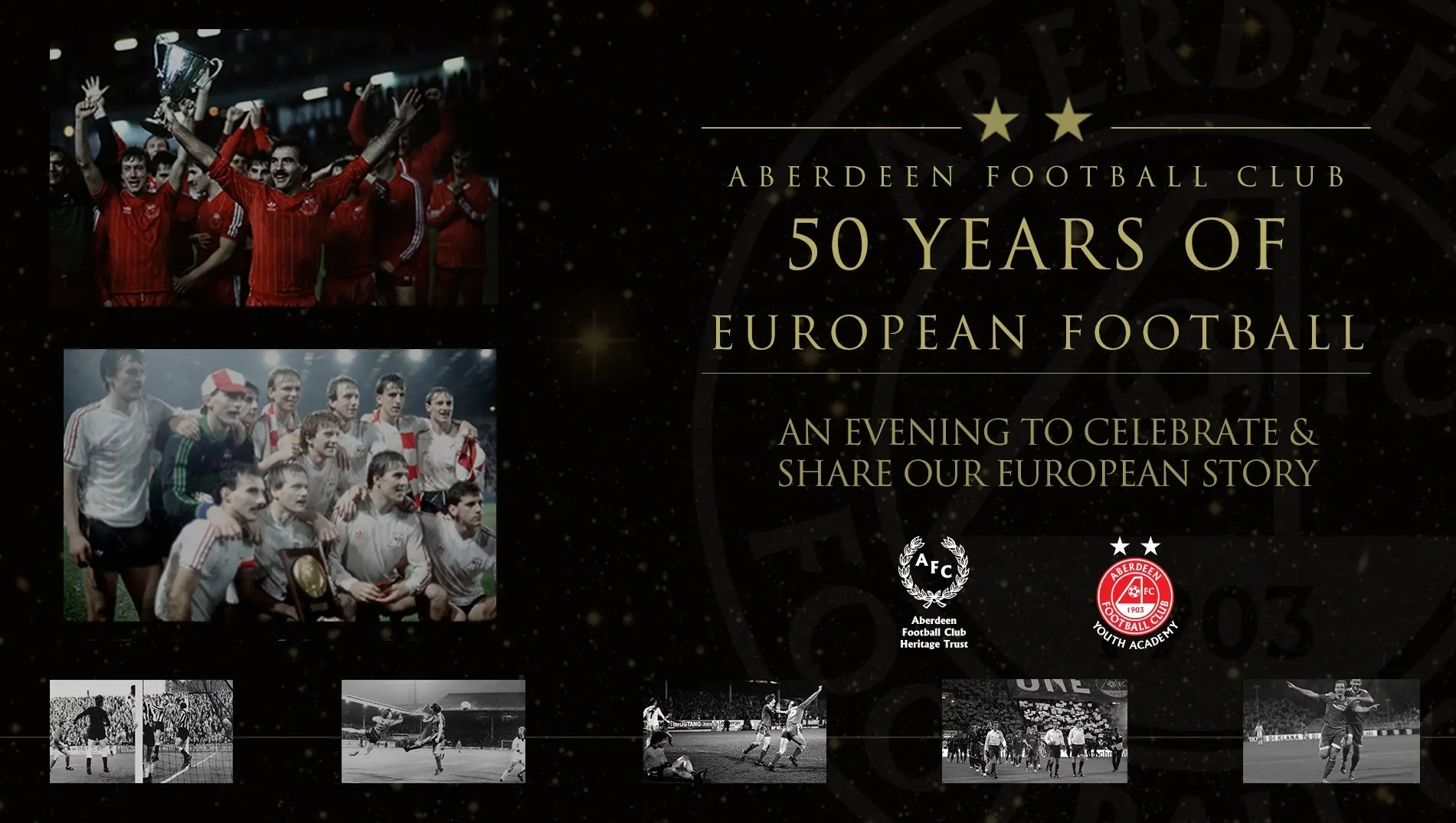 50 years of European Football Event, Wednesday 6th September