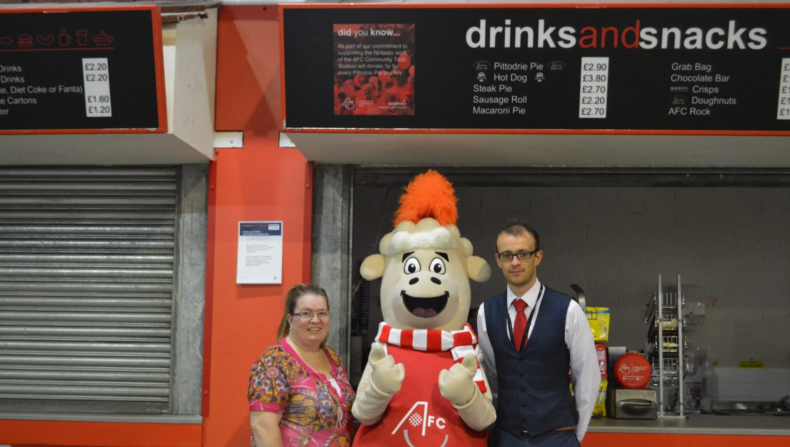 Sodexo to support Aberdeen FC Community Trust through pie sales