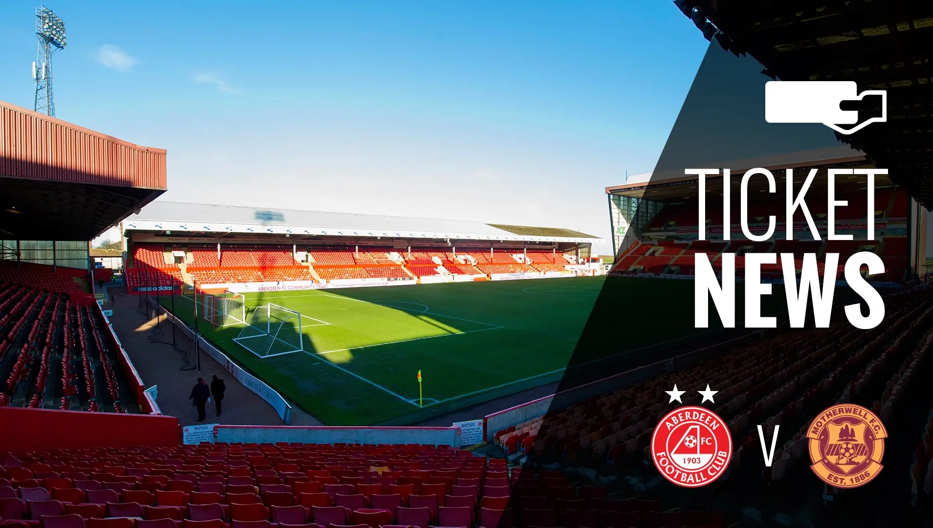 Ticket Details | Aberdeen v Motherwell, Wednesday 15th February