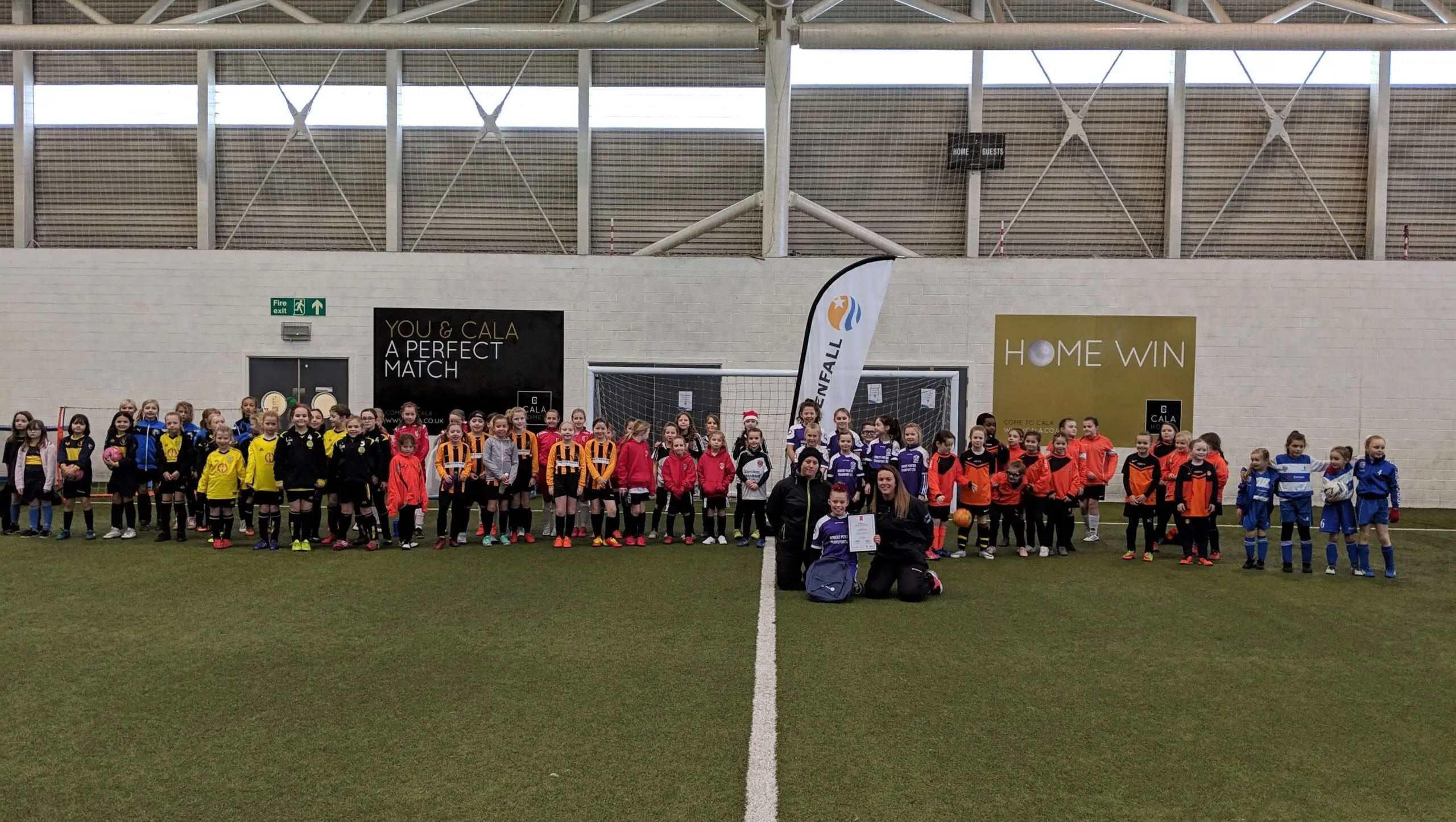 Vattenfall Award of the Month – AFCCT North Region Girls Football League
