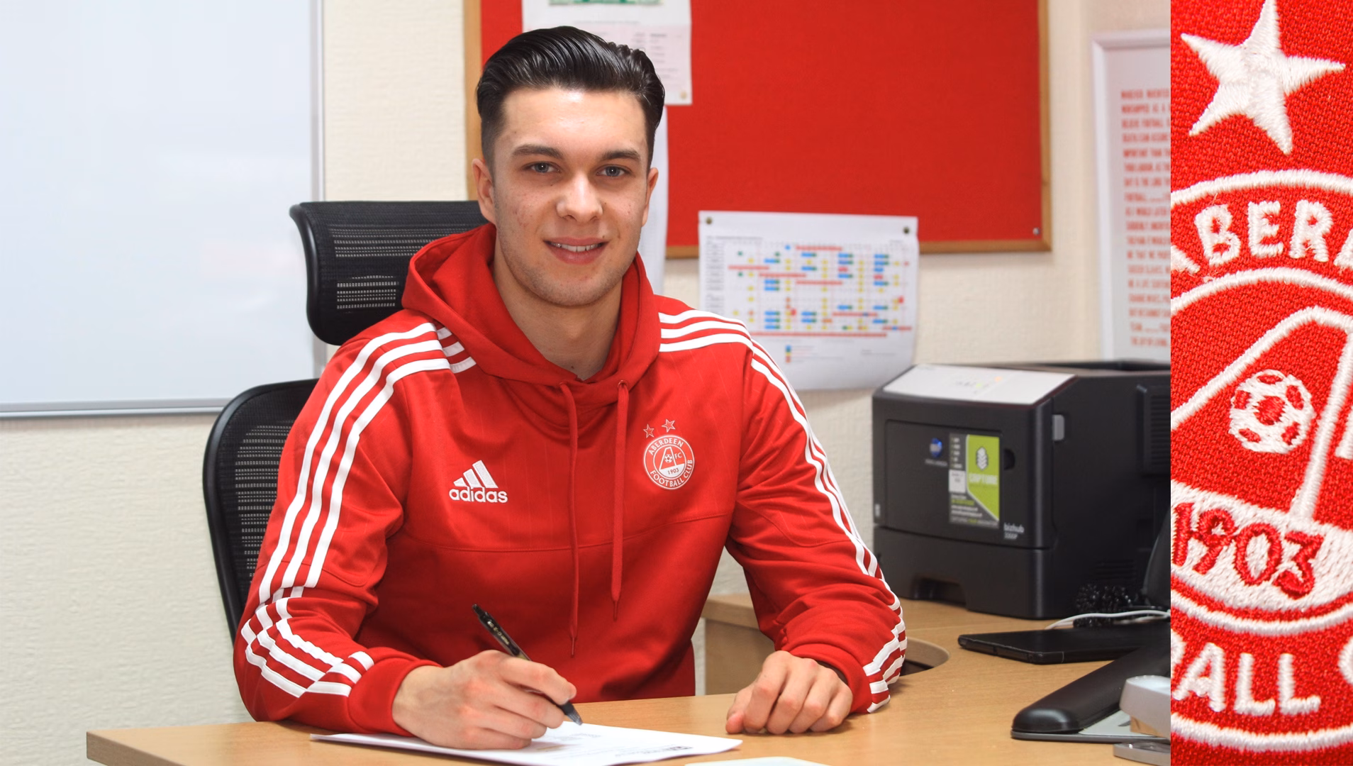 Connor McLennan signs deal