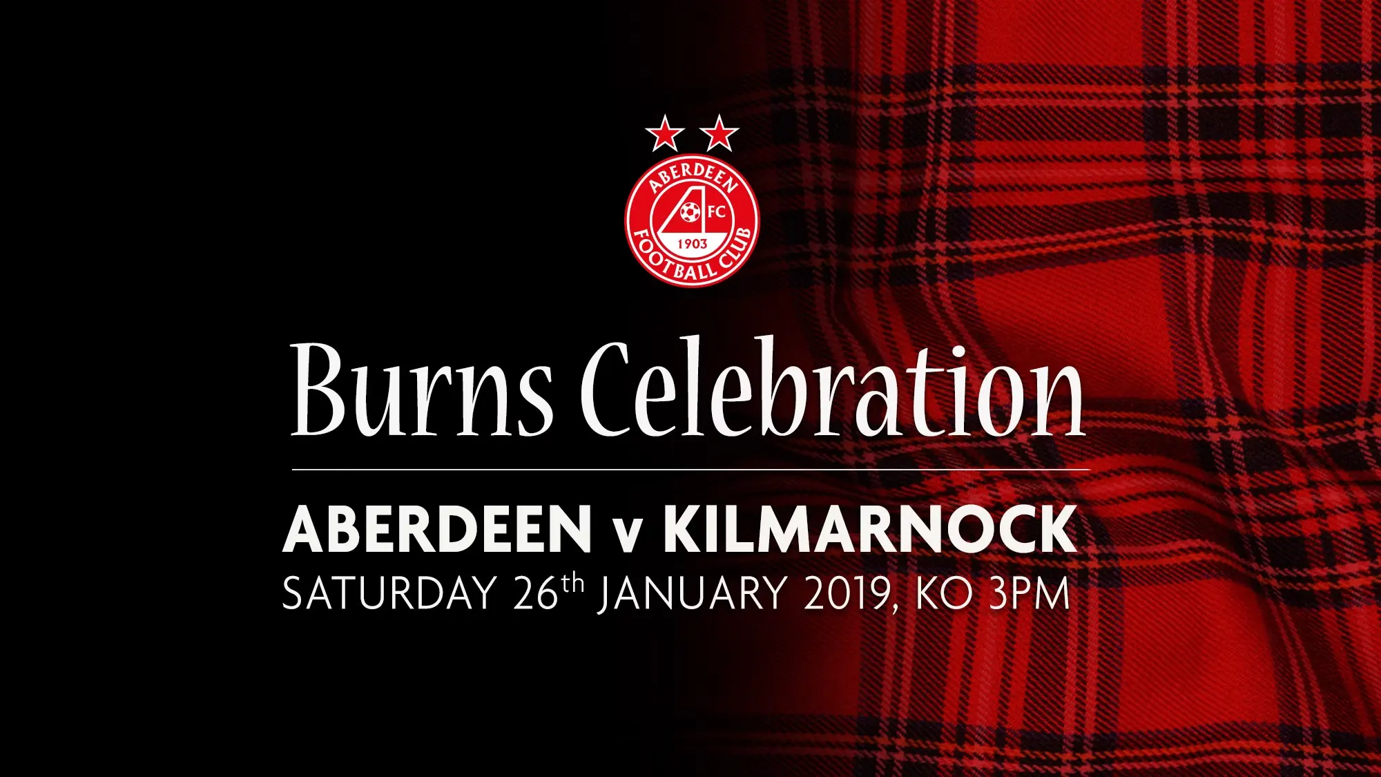 Burns Celebration Hospitality for Kilmarnock Match