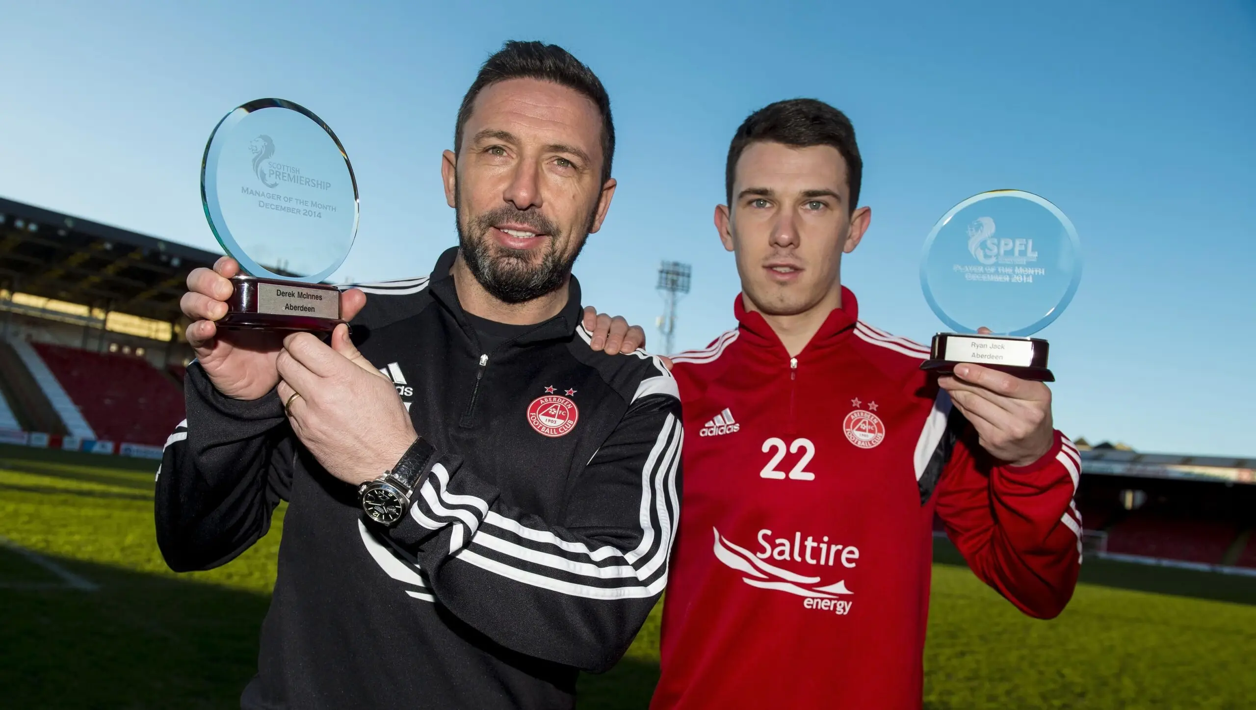SPFL Awards December | Manager and Player