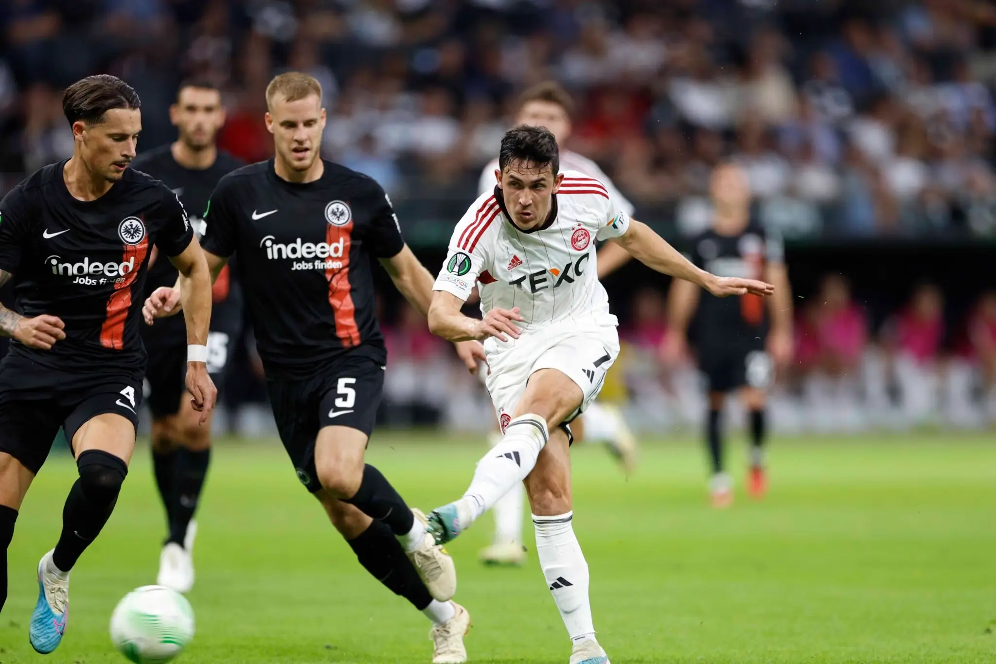 Dons Put Up Brave Showing in Frankfurt image