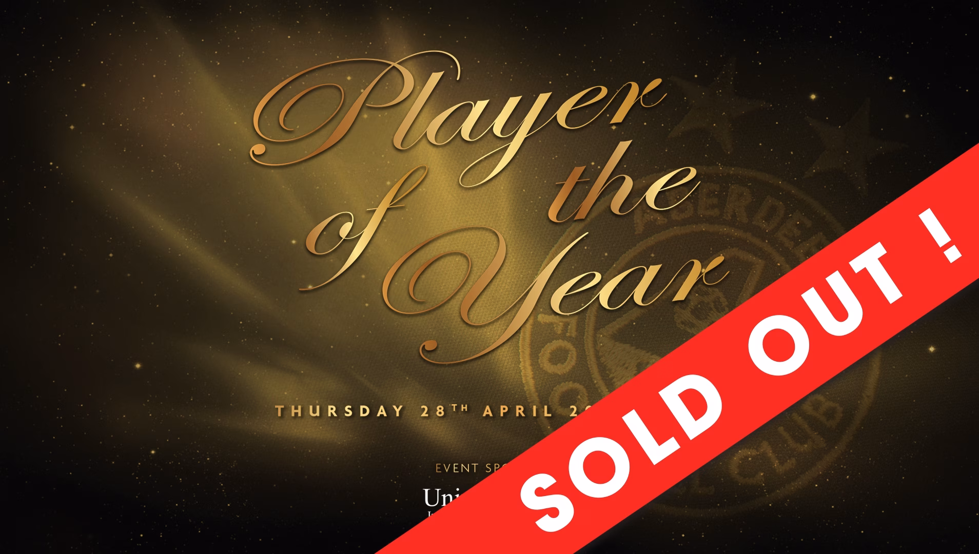 AFC Player of the Year Awards 2016 | EVENT SOLD OUT