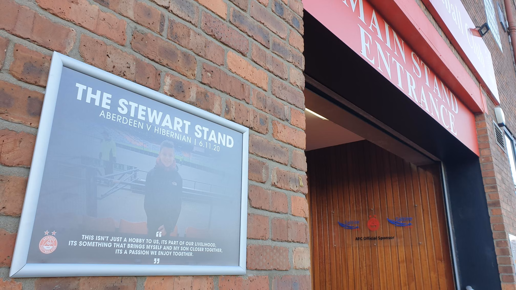 Get your name on the Main Stand!