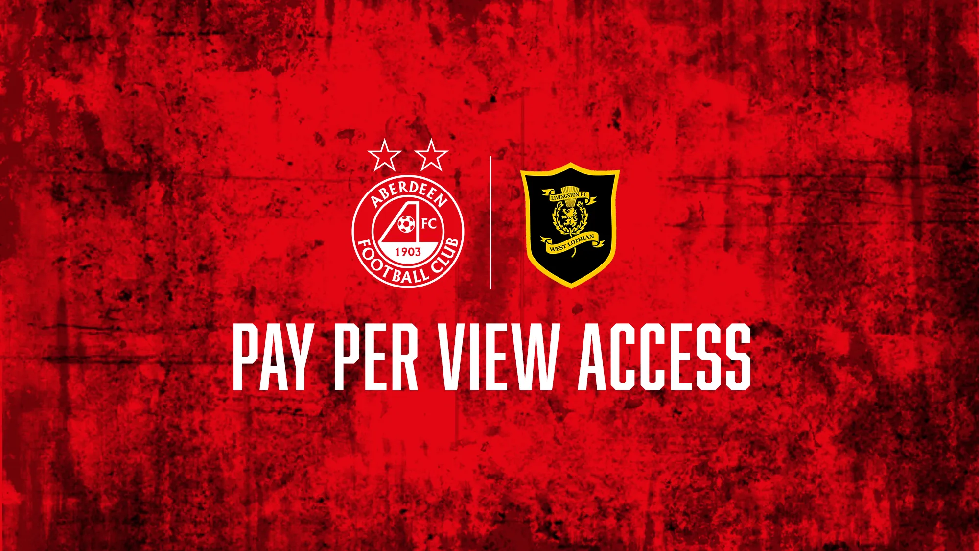 Pay-Per-View available for Livingston match