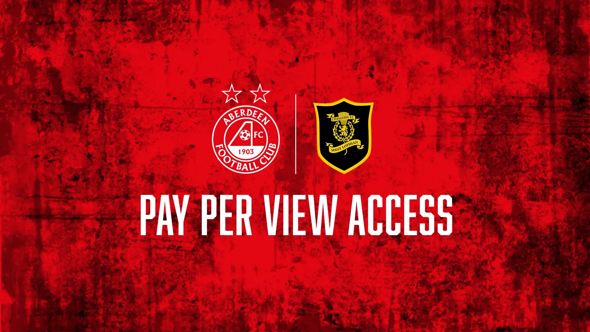 Pay-Per-View available for Livingston match