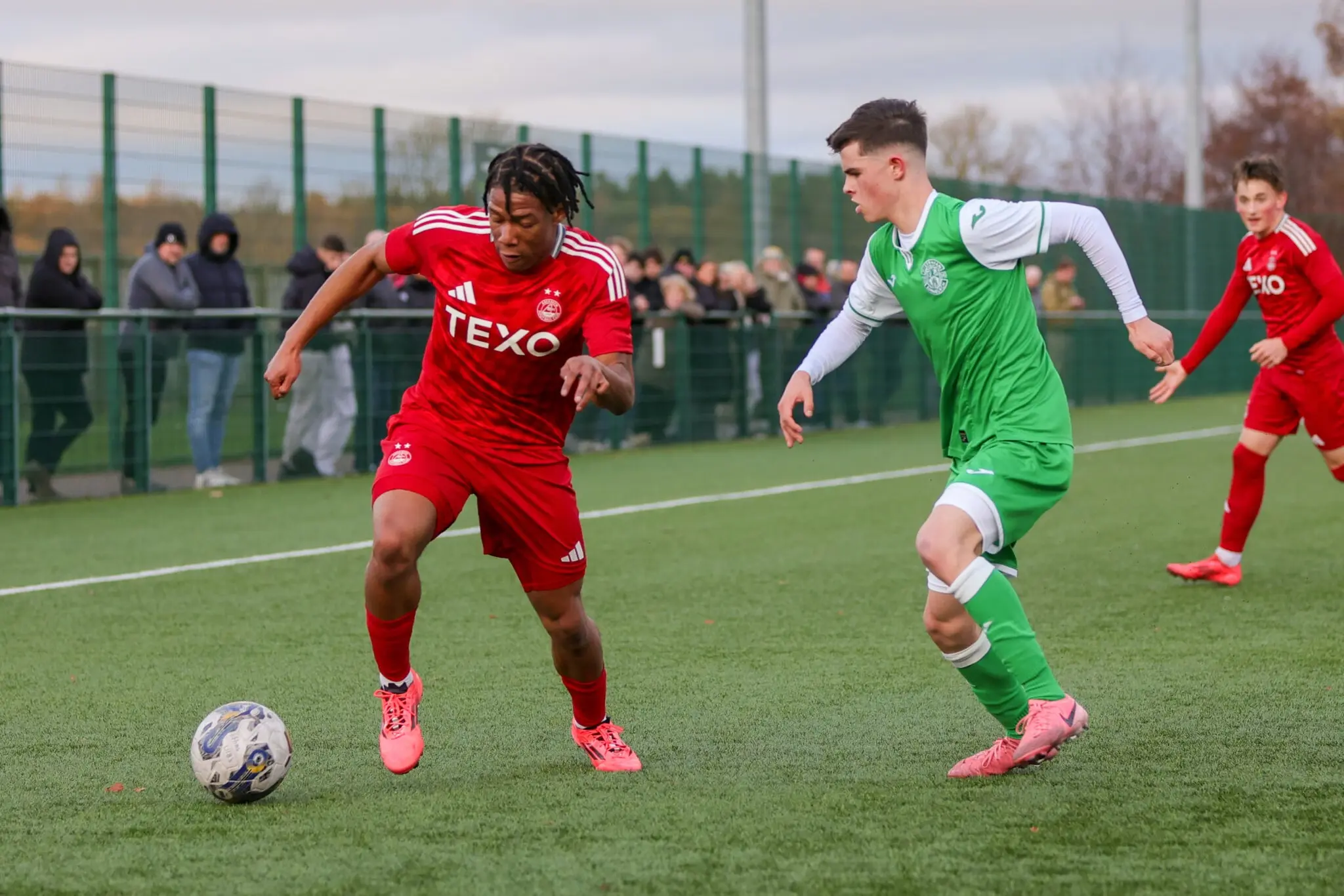 Young Dons lose out at Hibs Training Base image