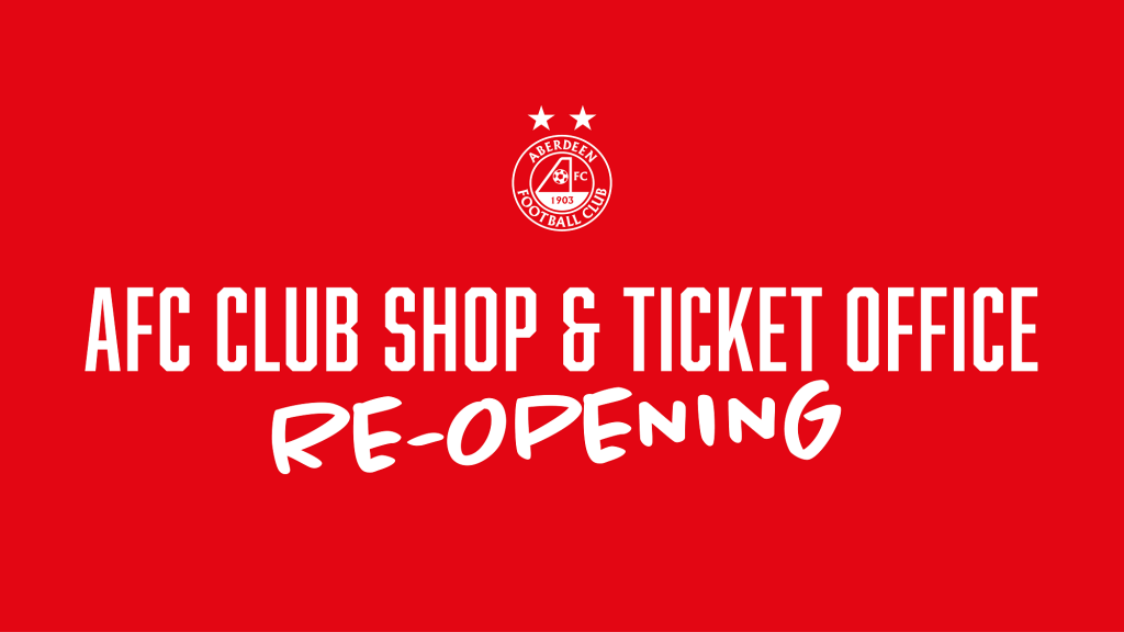 AFC Club Shop & Ticket Office Set to Re-Open