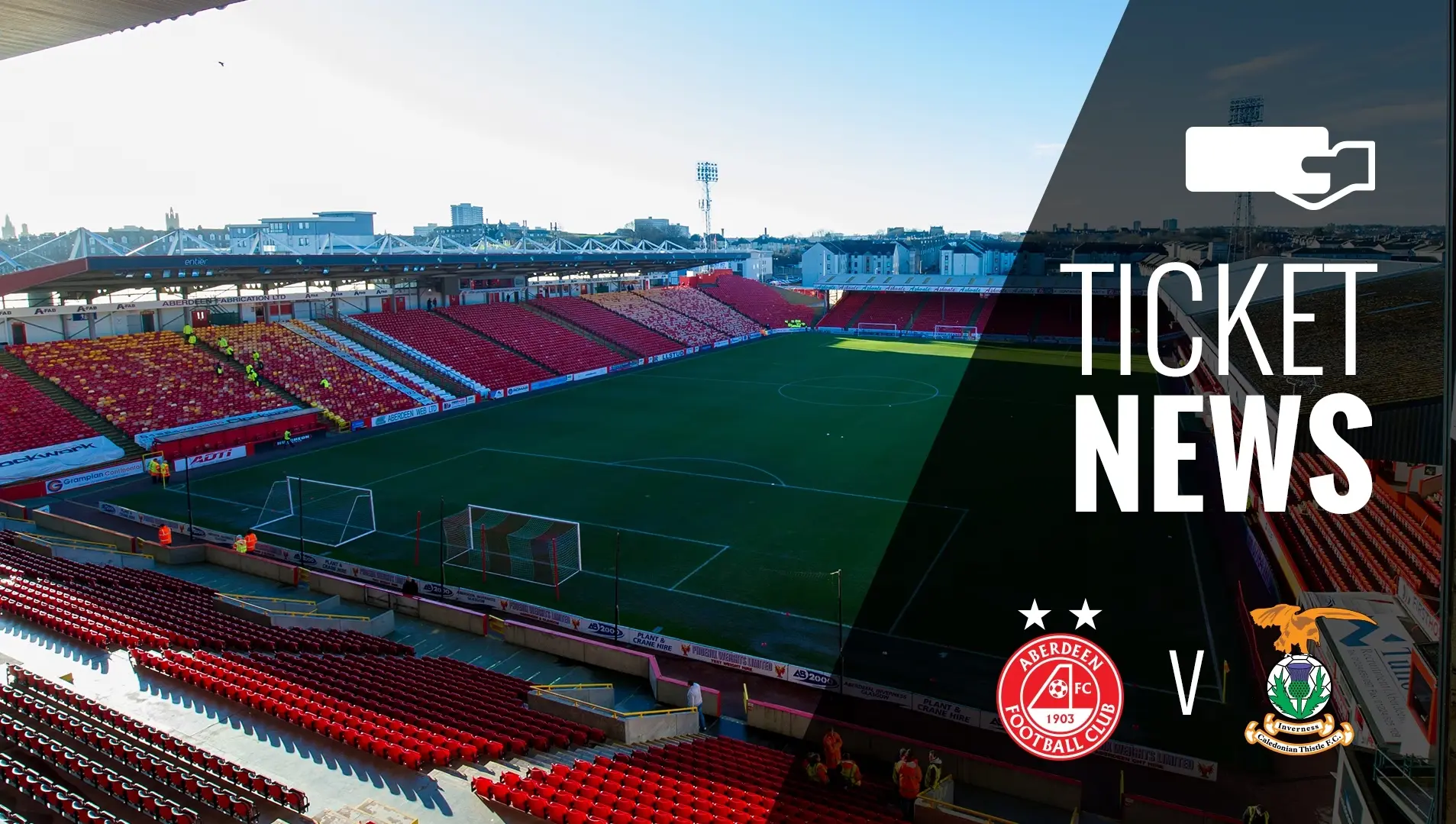 Ticket Details | Aberdeen v Inverness CT, Tuesday 4th April