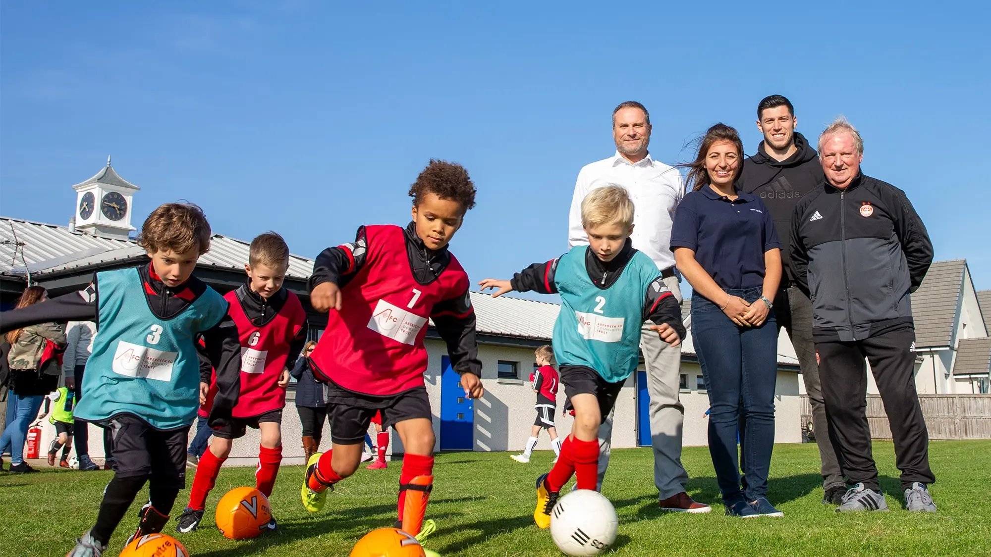 Youngest Dons players net Vattenfall support
