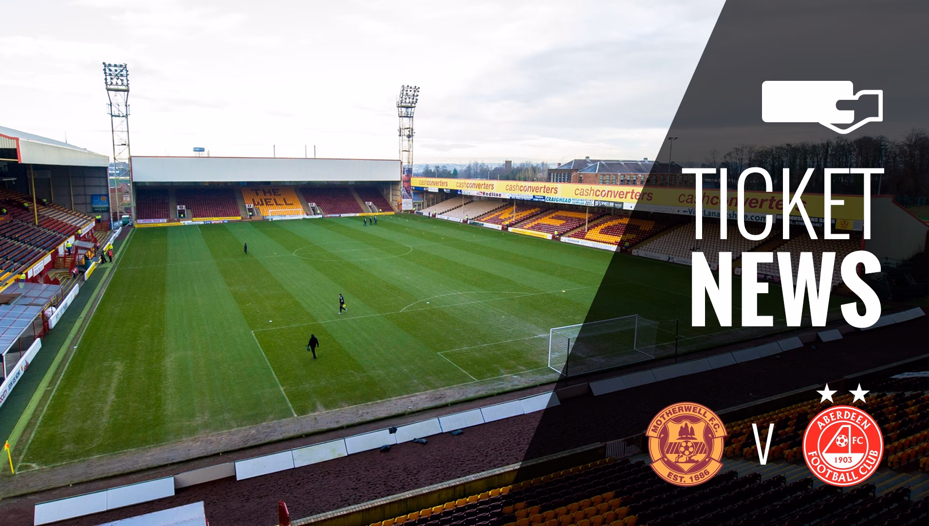 Ticket & Fan Info | Motherwell v Aberdeen, Sun 24th Sep