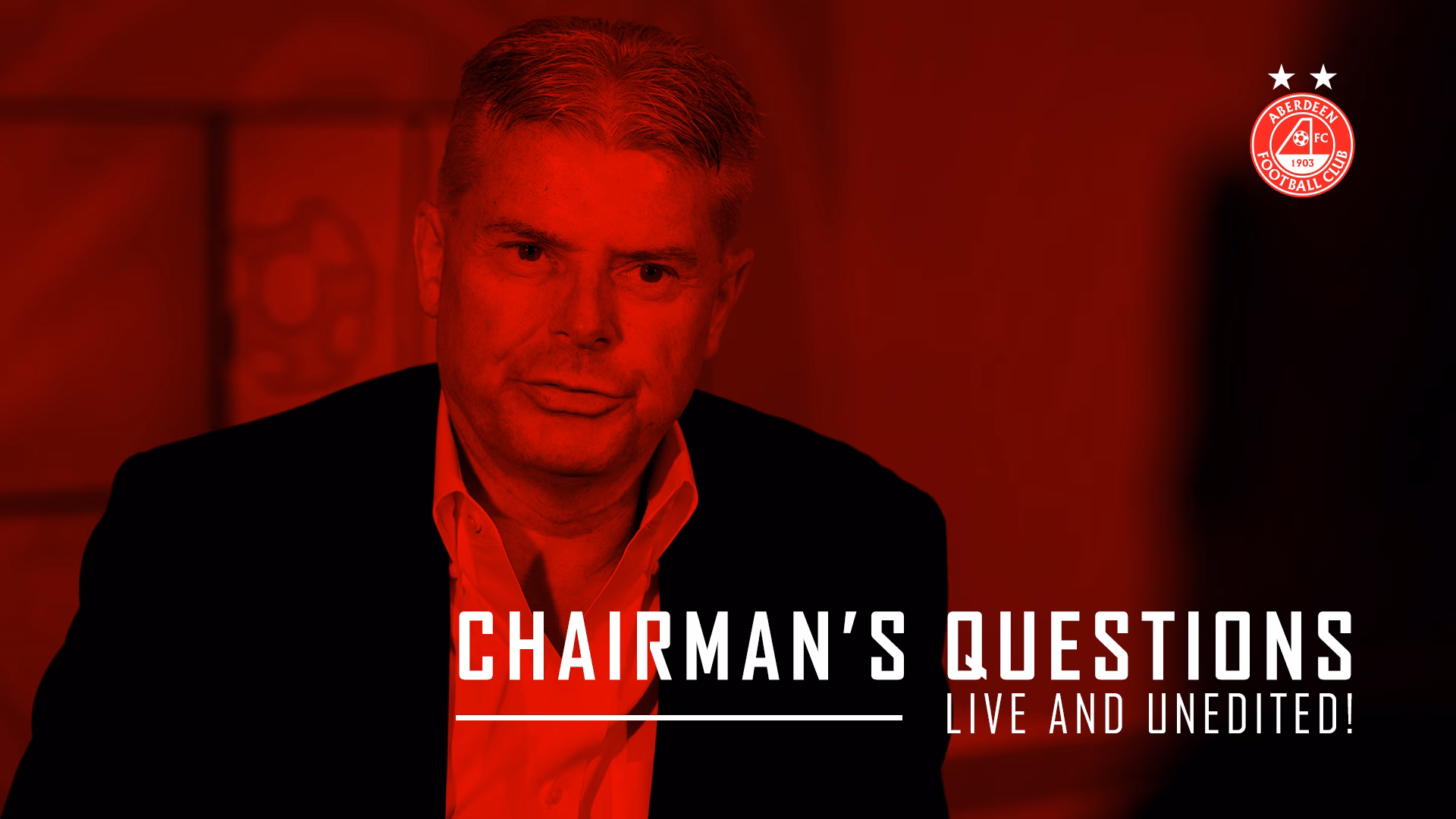 Chairman’s Q & A | Wed 31st Mar, 6-7pm