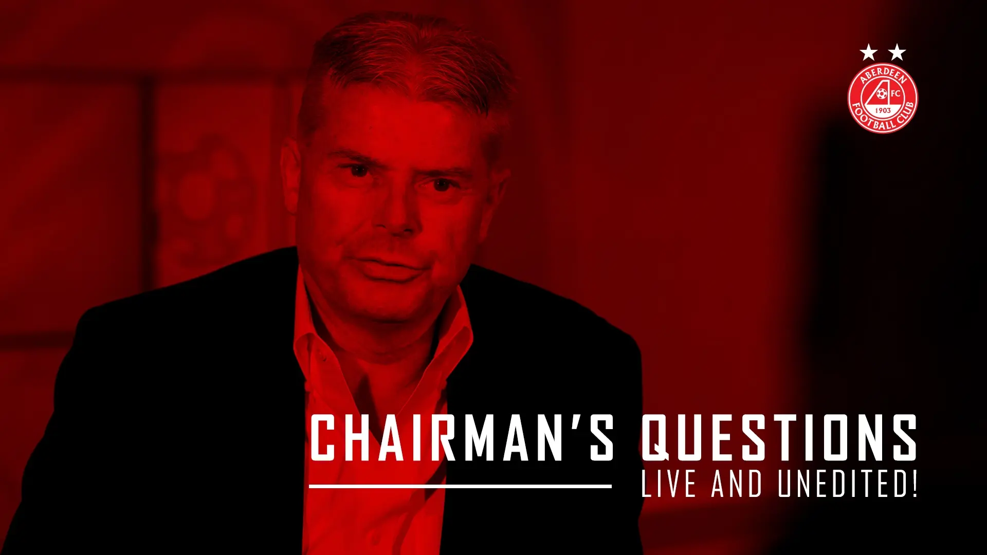 Chairman’s Q & A | Wed 31st Mar, 6-7pm