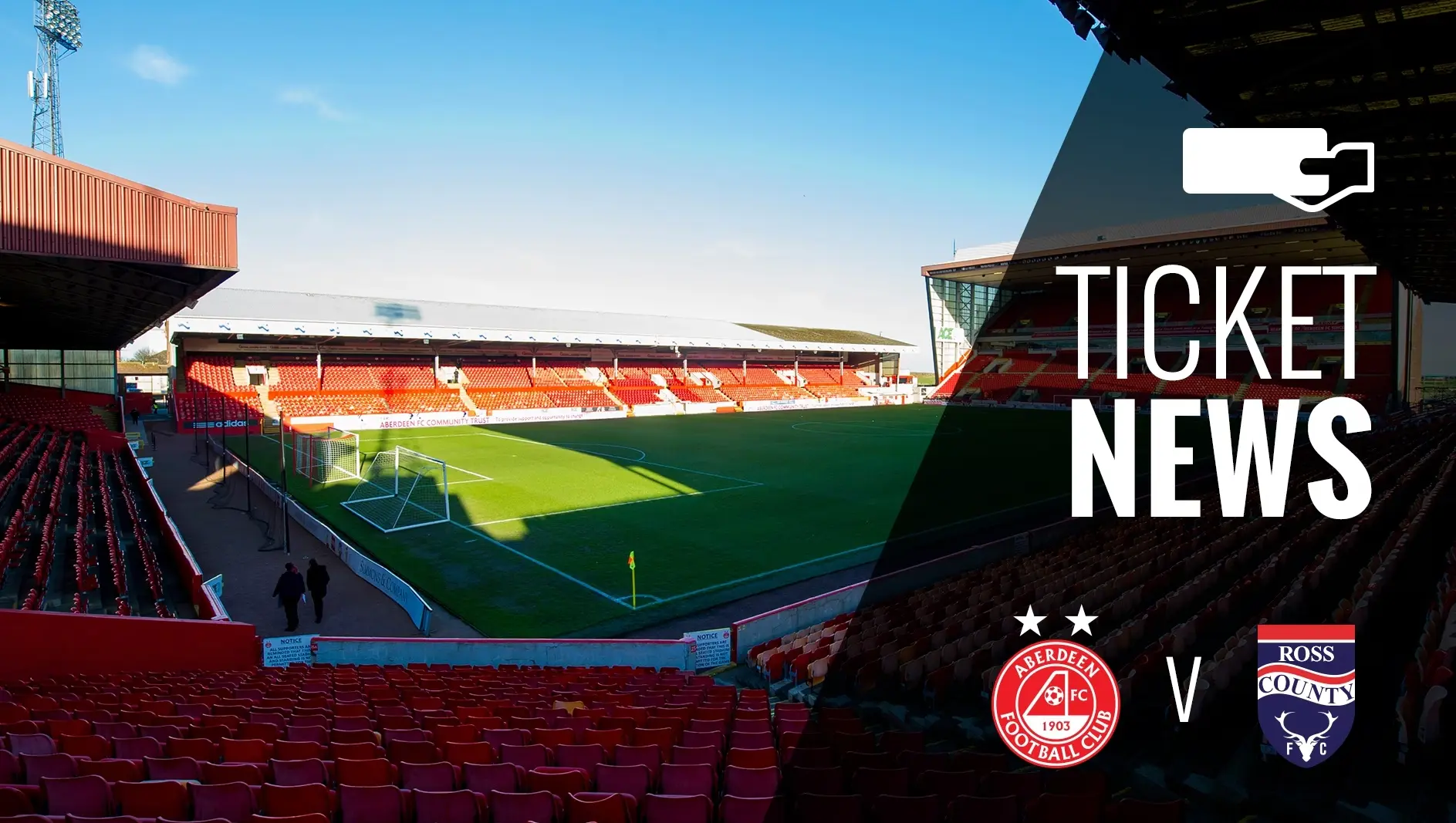 Ticket Details | Aberdeen v Ross County, Saturday 25th February