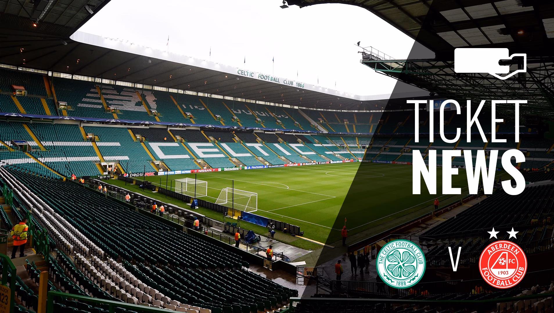 Ticket Details | Celtic v Aberdeen, Sat 27th Aug