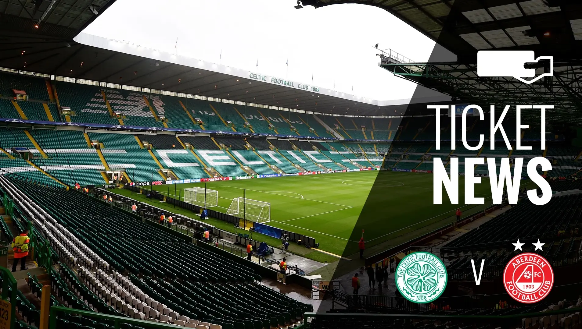 Ticket Details | Celtic v Aberdeen, Sat 27th Aug