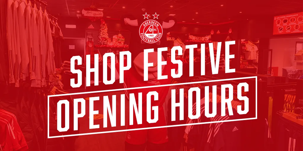 Festive Opening Times | Club Shop and Ticket Office