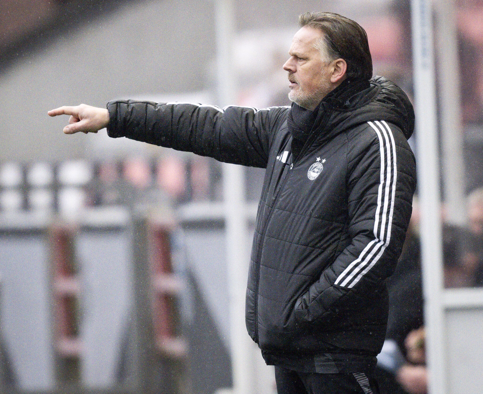 Scott Booth reacts to our draw at Spartans image