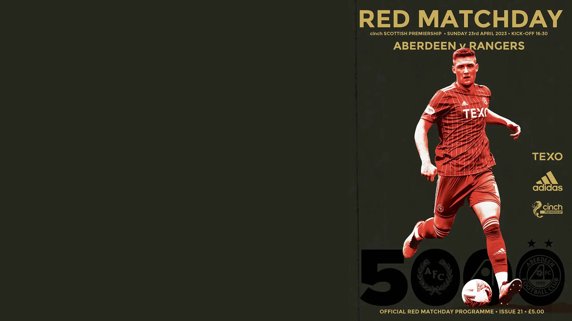 5000TH GAME SOUVENIR PROGRAMME image