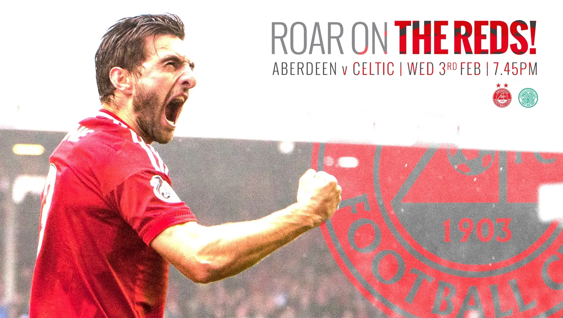 SOLD OUT | Aberdeen v Celtic, Wed 3rd Feb