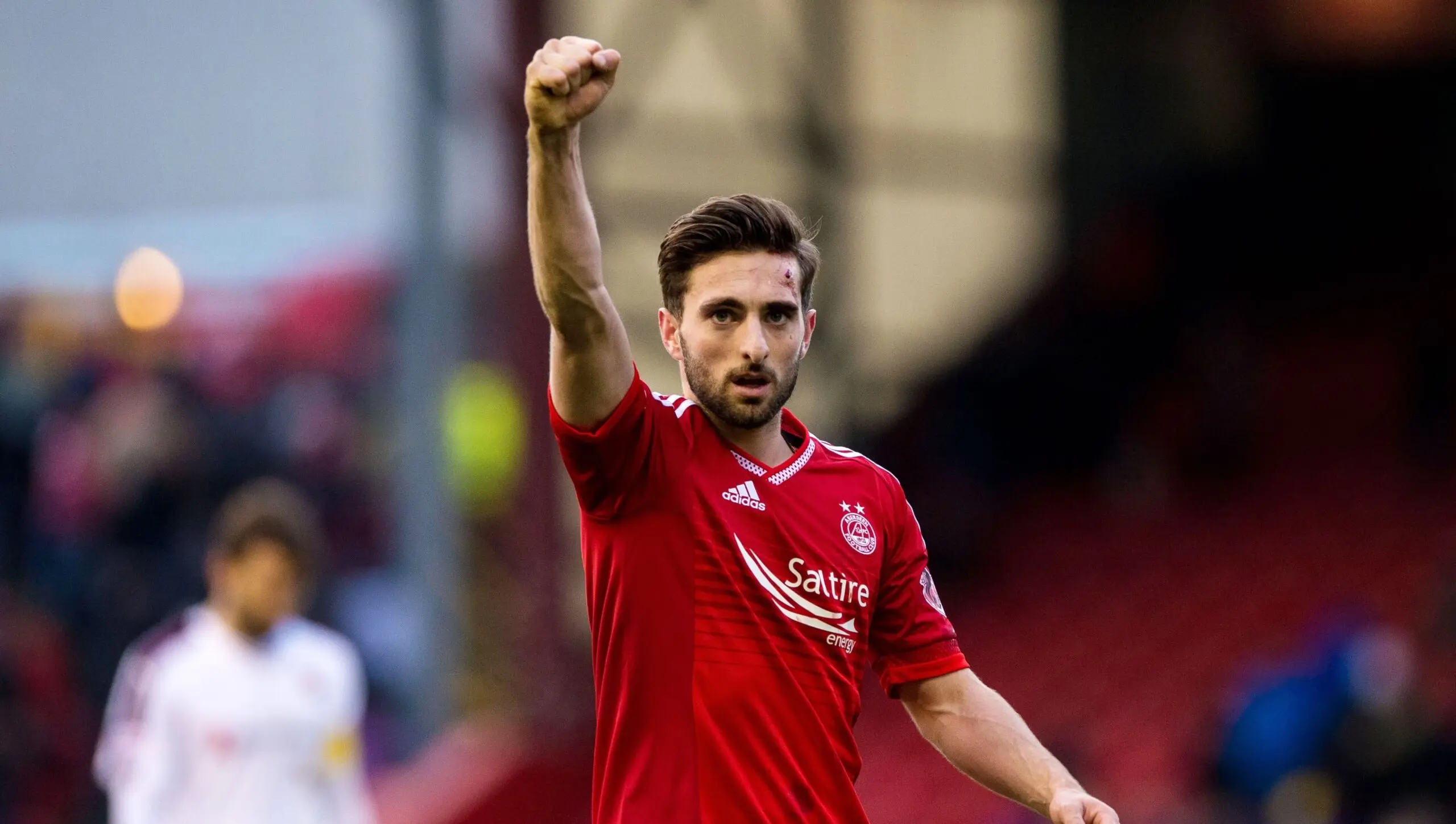 Graeme Shinnie | reaction to Hearts win