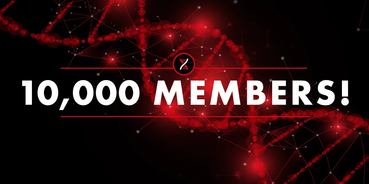 10,000 AberDNA Members!