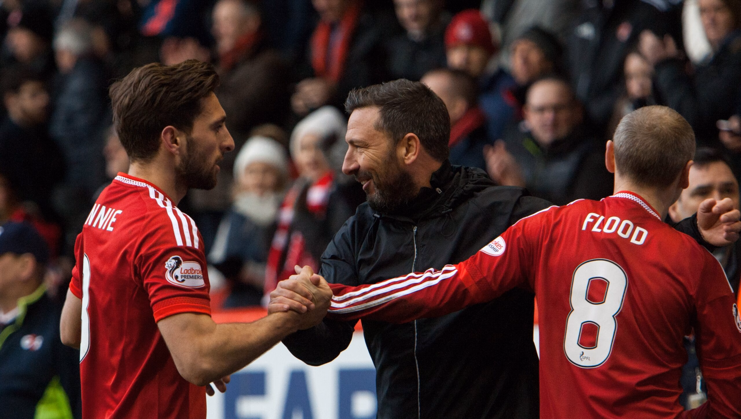 The managers reaction to the late win