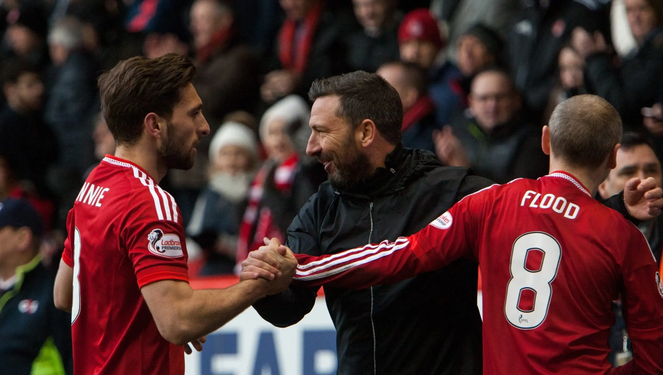 The managers reaction to the late win