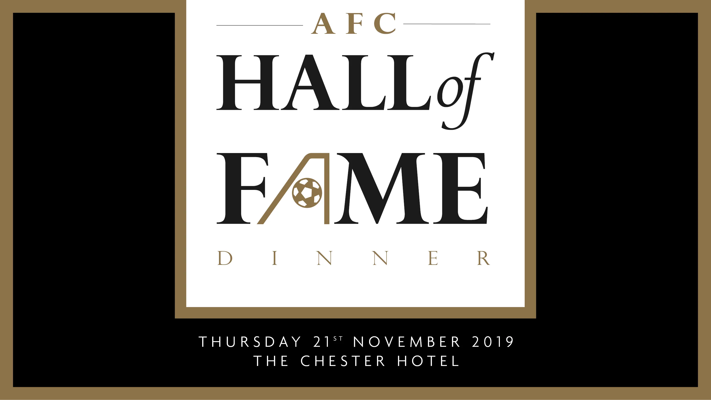 Hall of Fame Dinner | Thursday 21st November