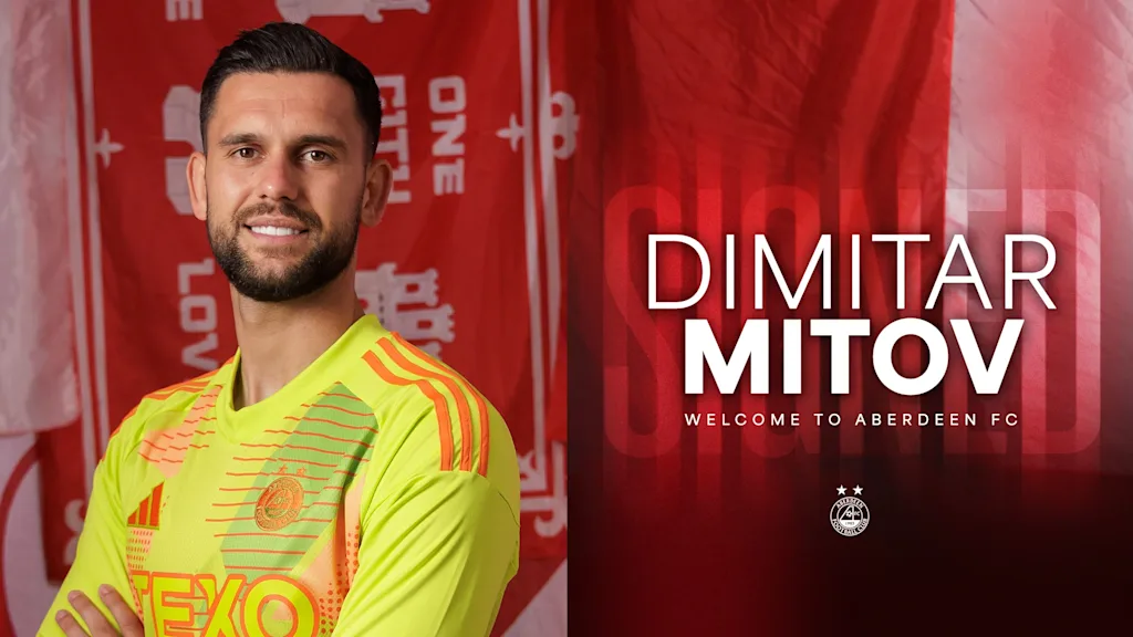 Dimitar Redovski Dimitar Mitov Arrives at Pittodrie - Aberdeen FC