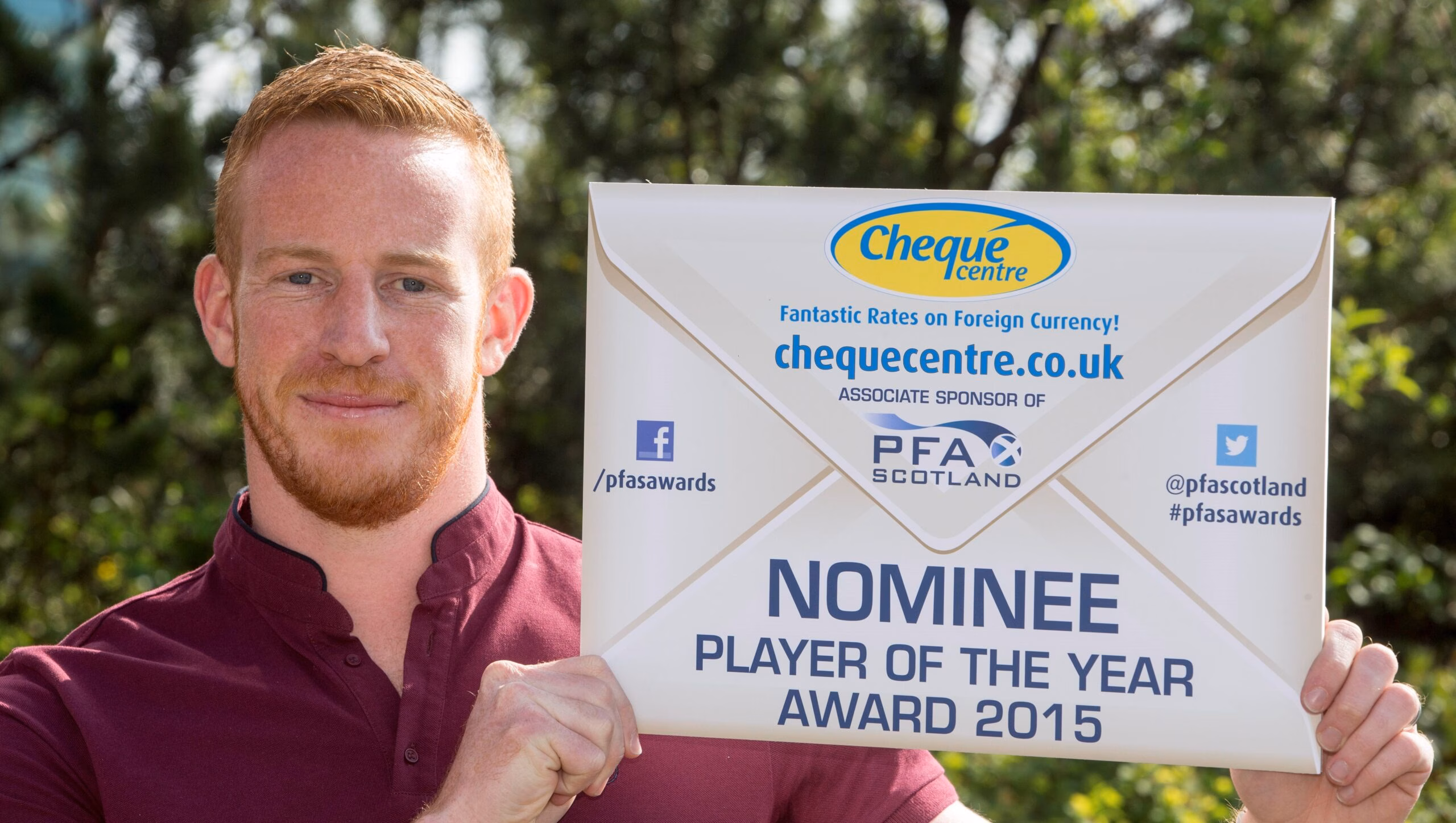 Adam Rooney on PFA Scotland Player of the Year shortlist