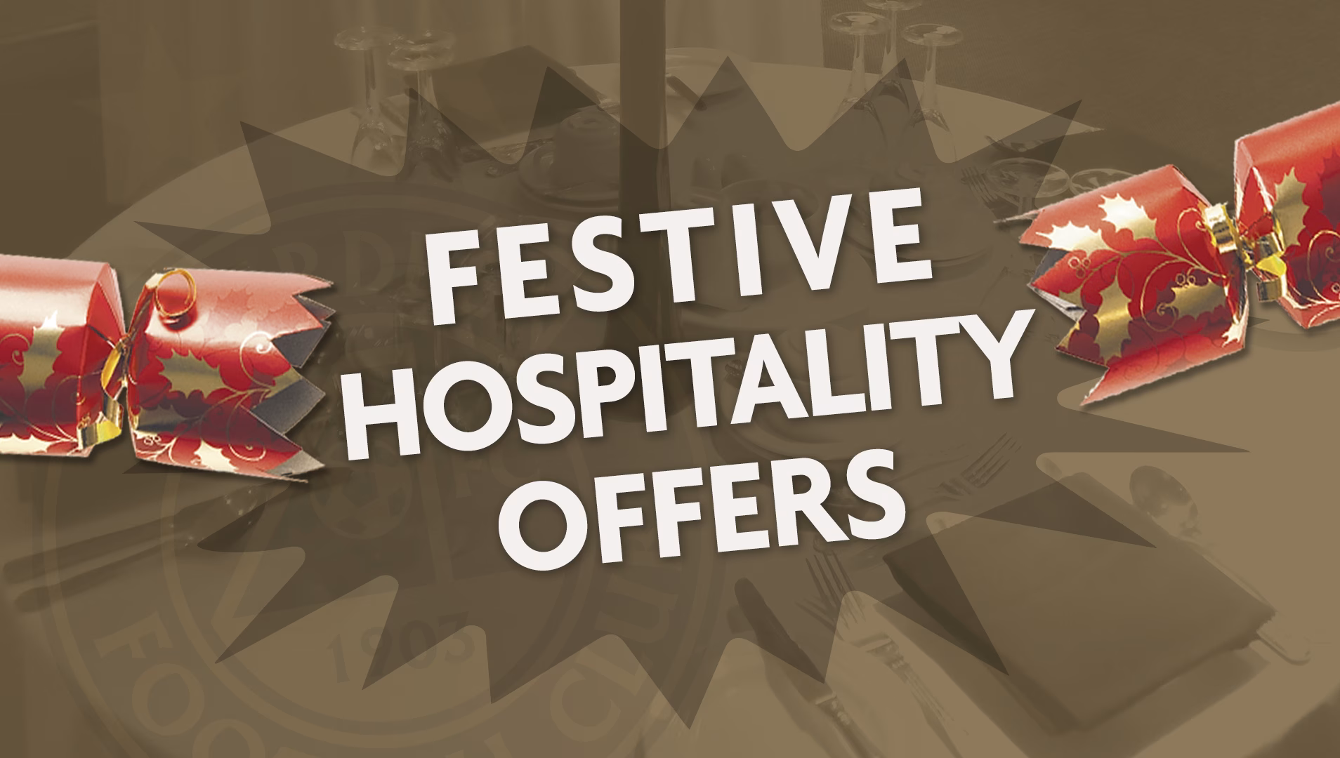 Book yourself a Christmas cracker with festive hospitality at Pittodrie!