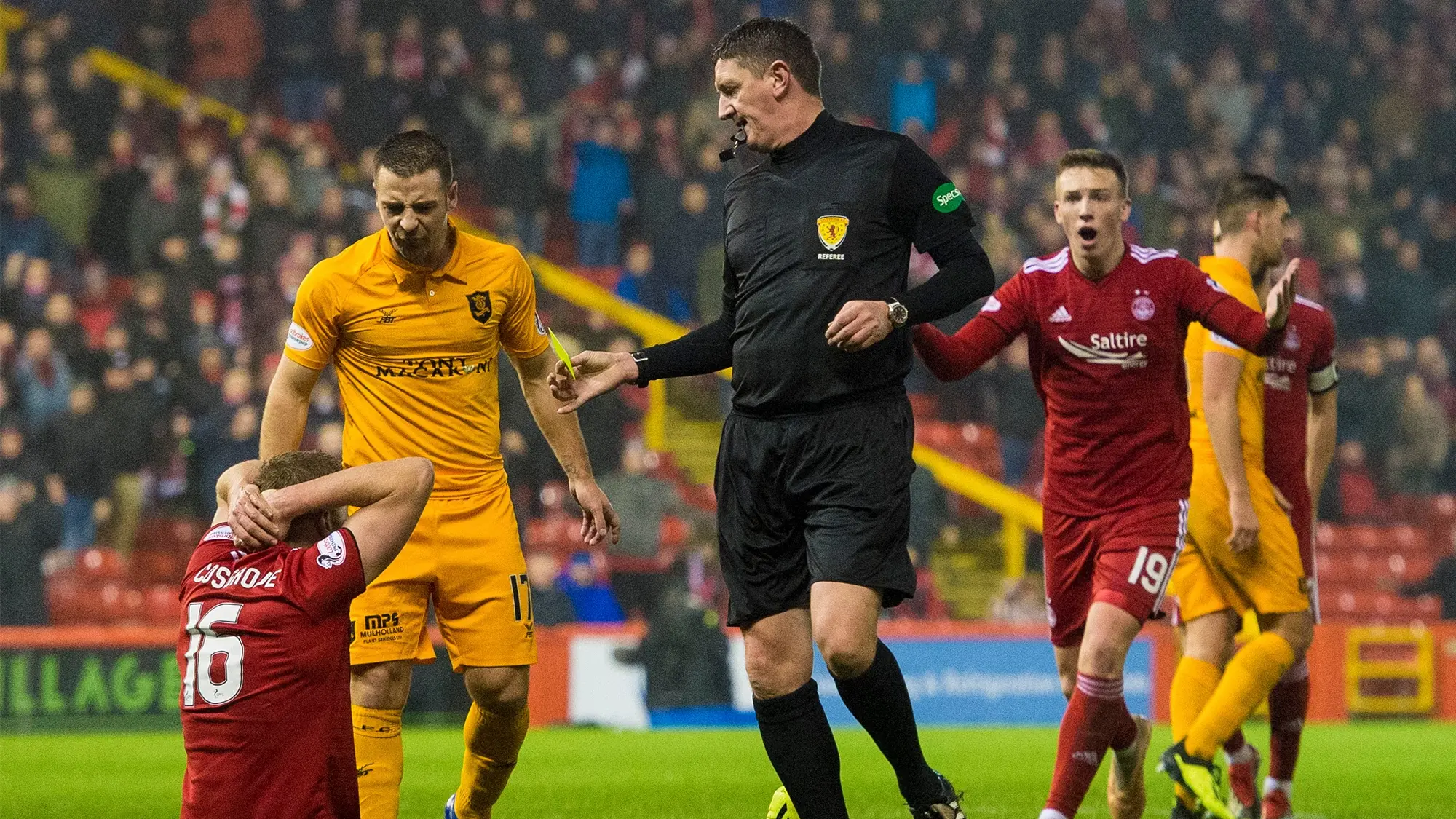 Sam Cosgrove yellow card rescinded