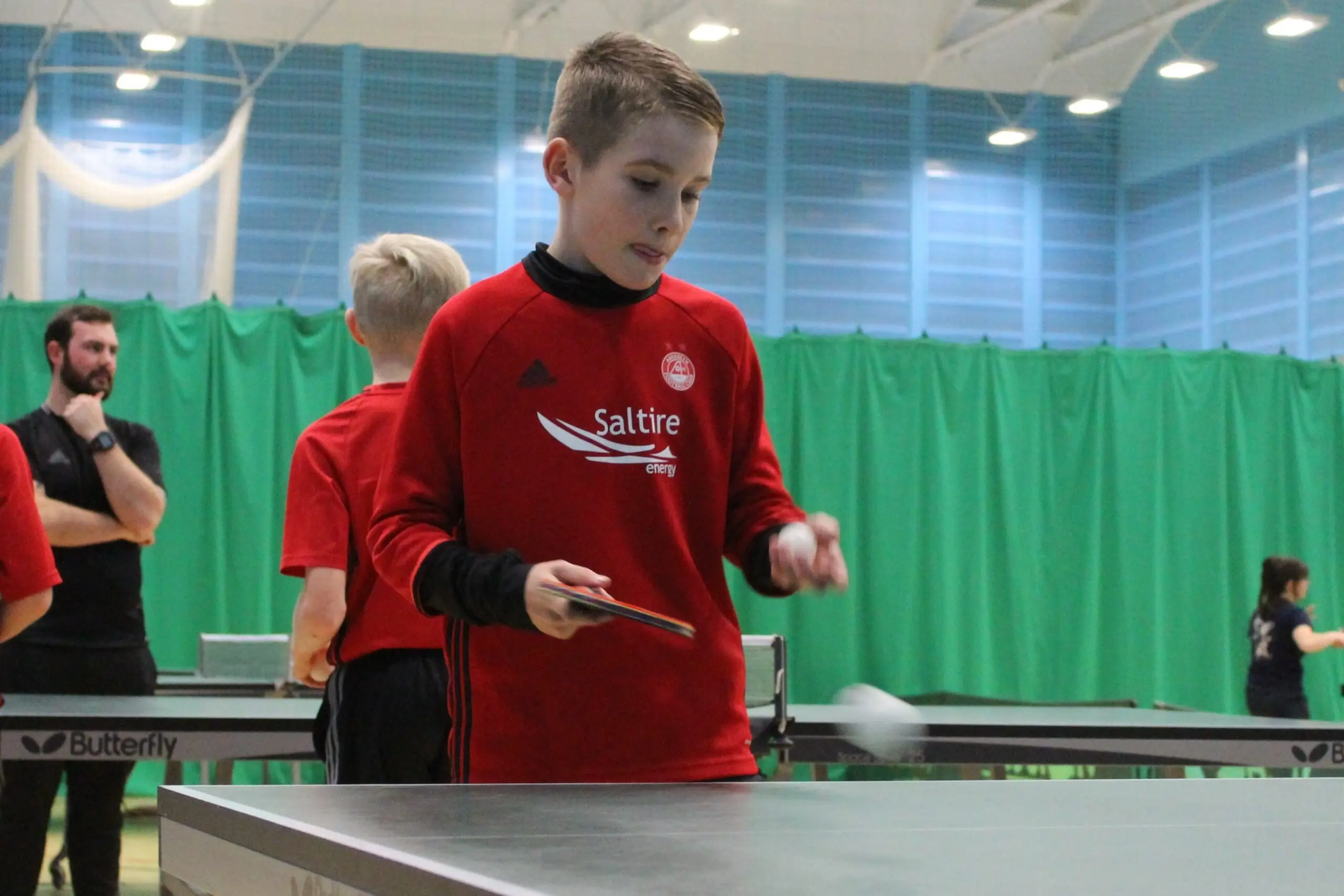 U12s Tackle Table Tennis
