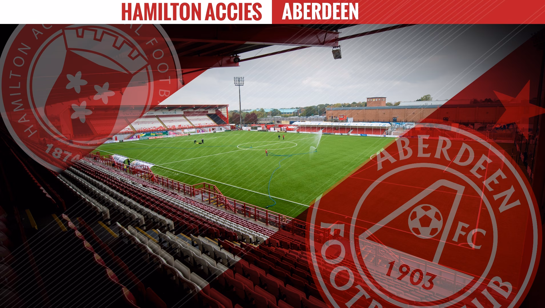 Ticket Details | Hamilton Accies v Aberdeen, Sun 22nd Nov