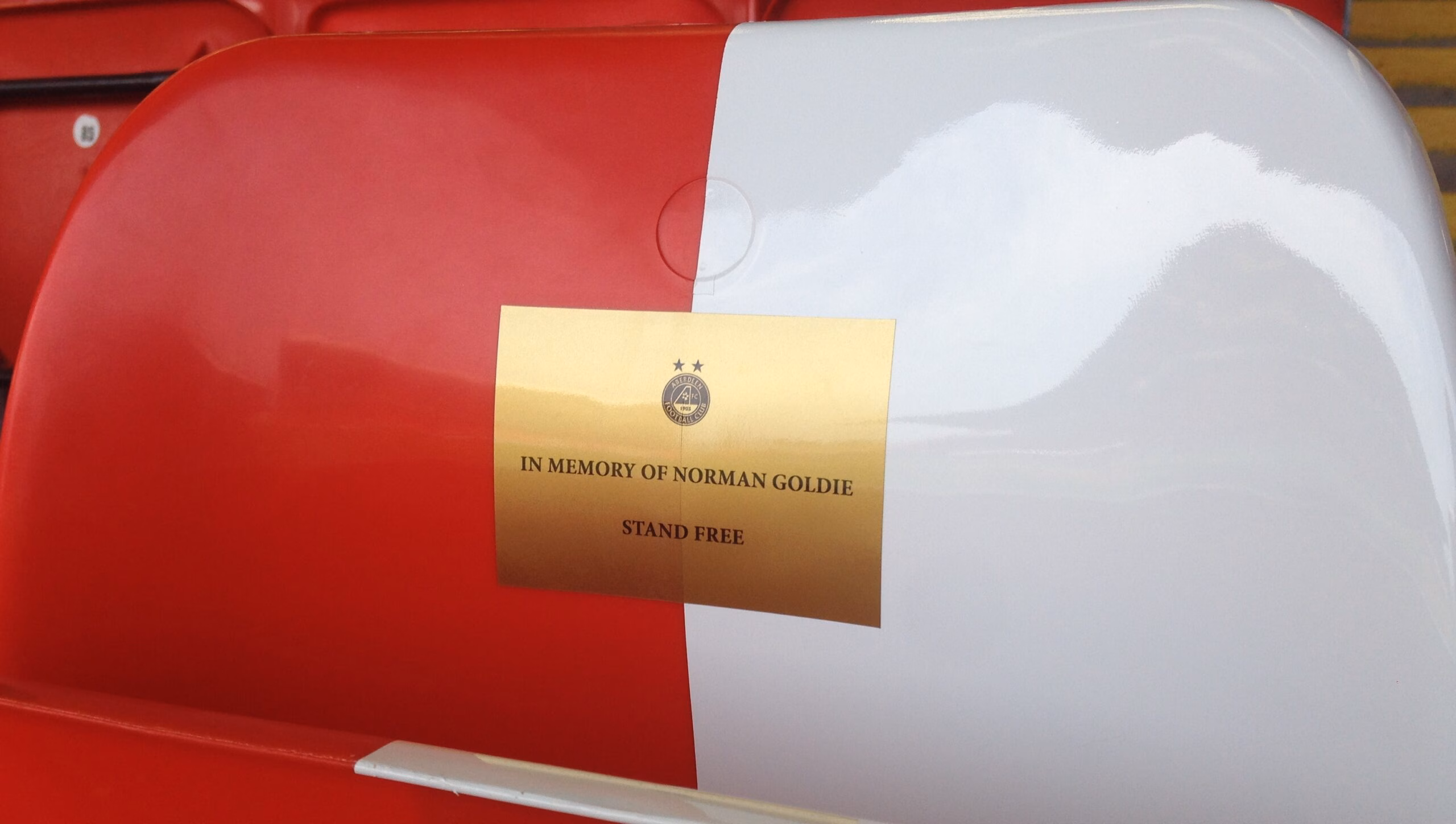 In memory of Norman Goldie