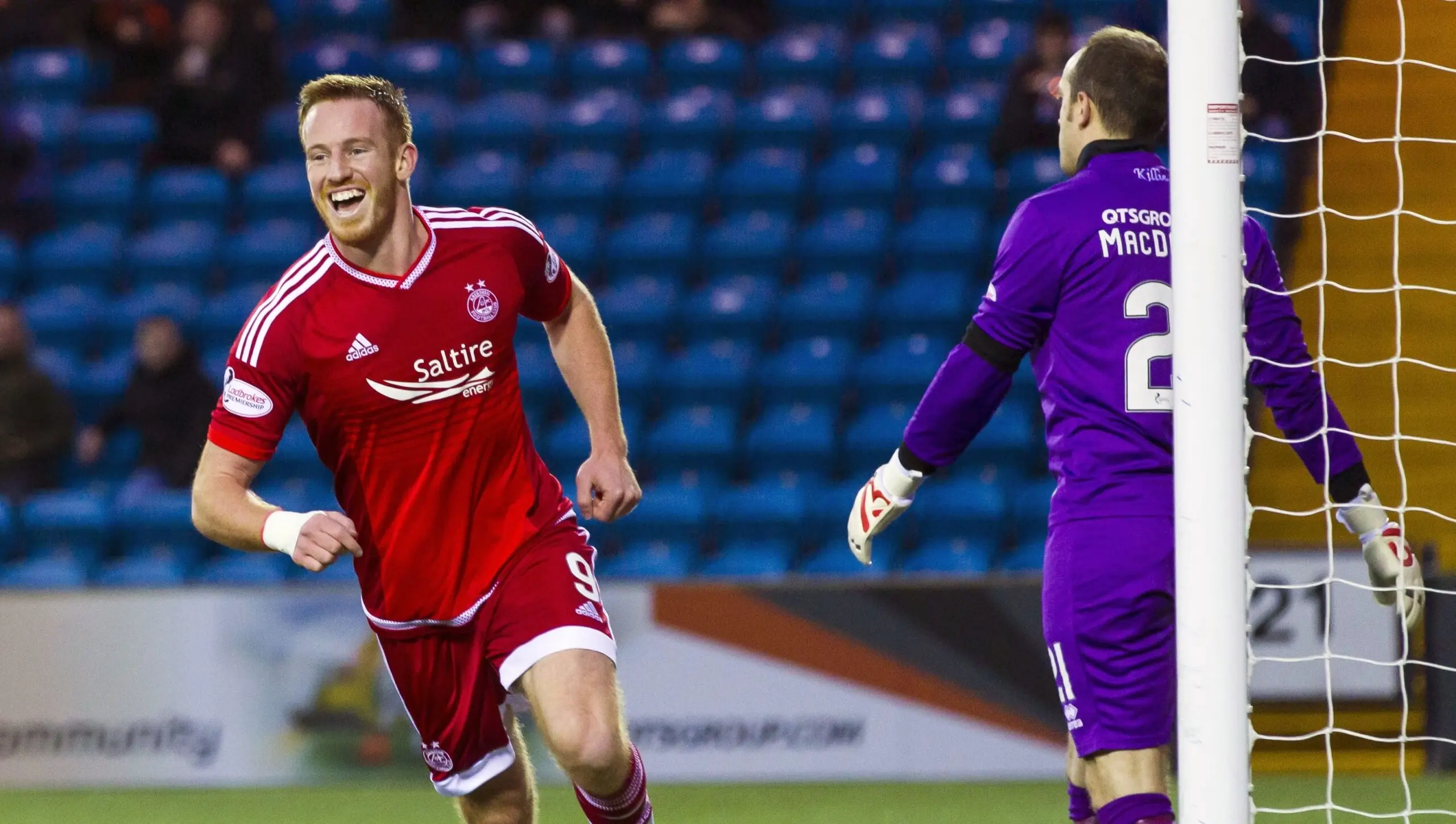 Adam Rooney hits the 50 goal mark