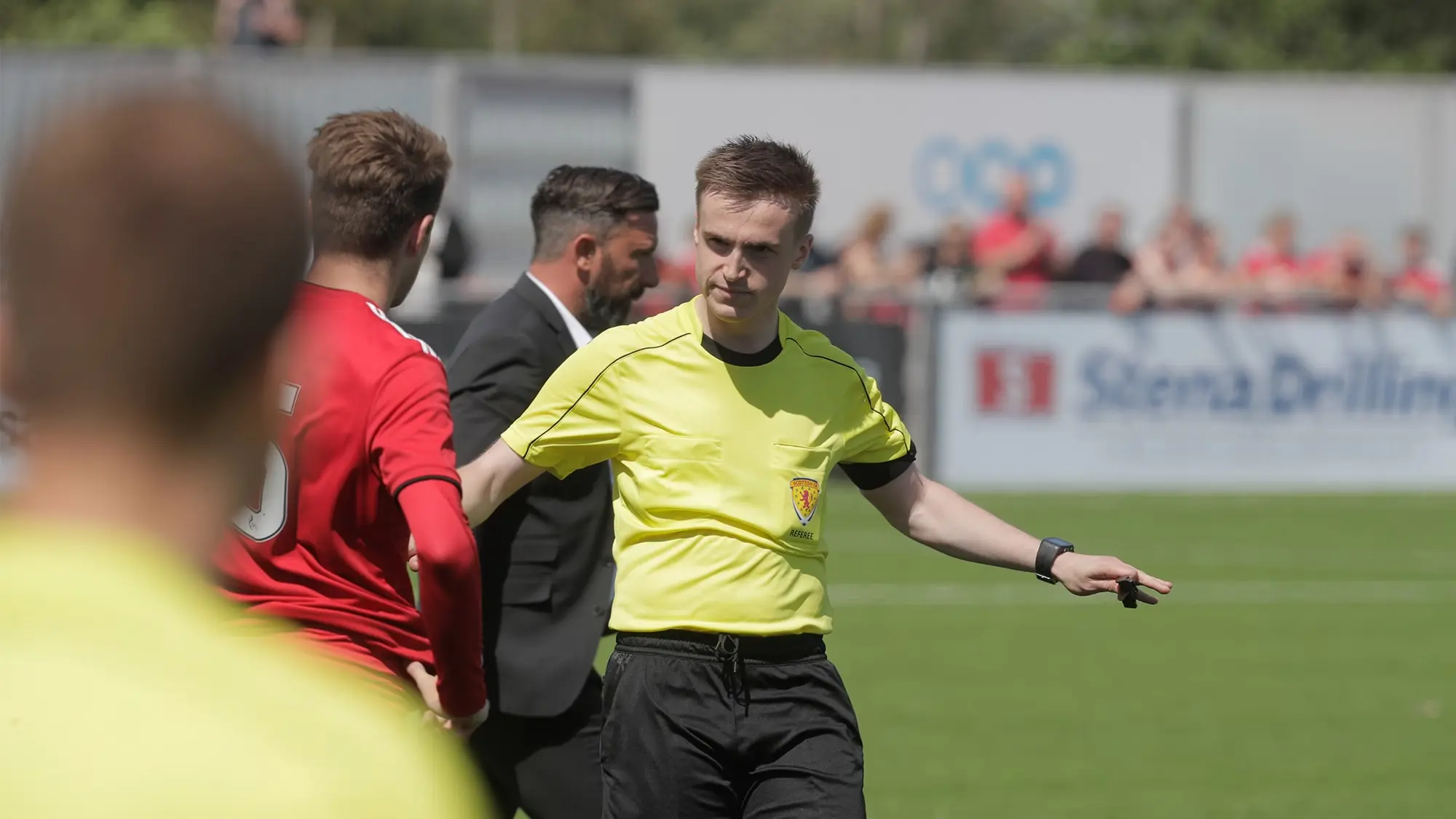 Friendly match abandoned due to serious injury