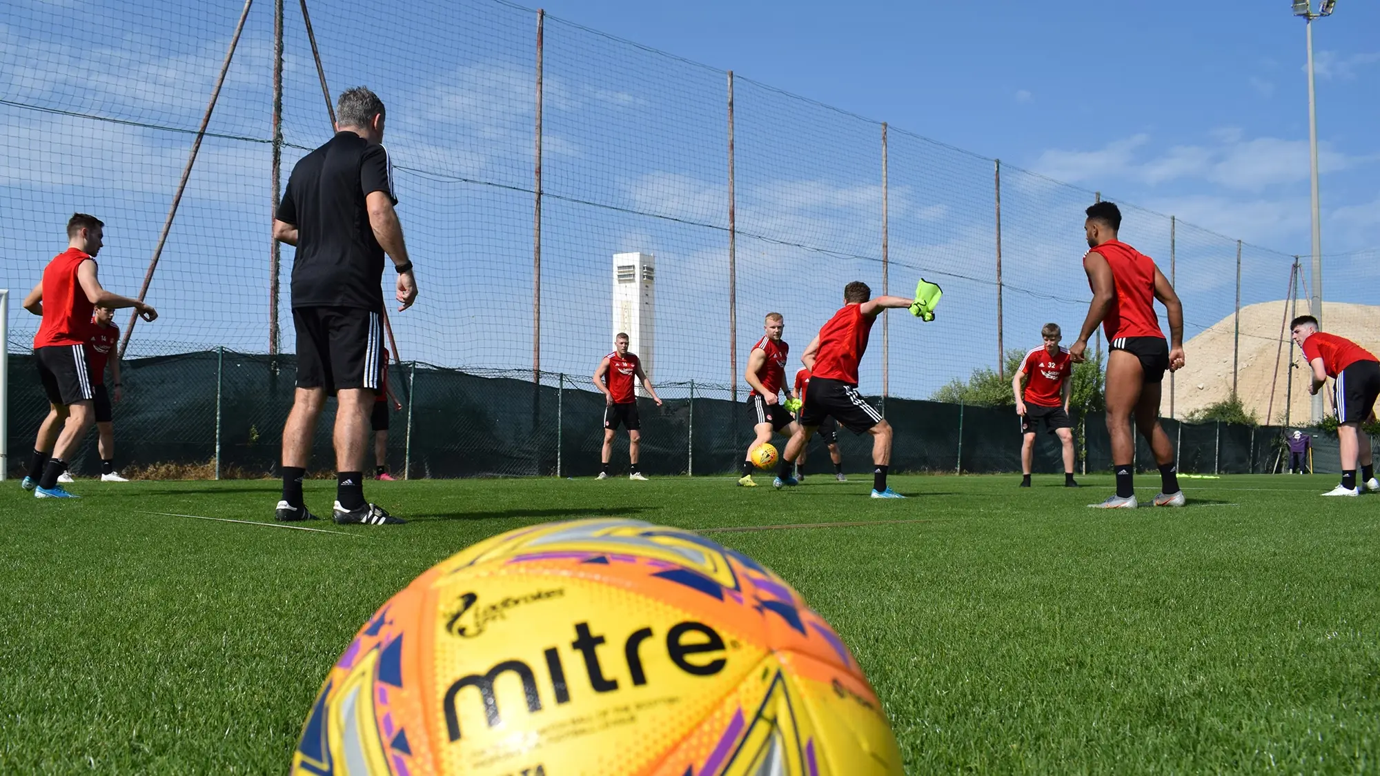 Dons get training in Dubai under way