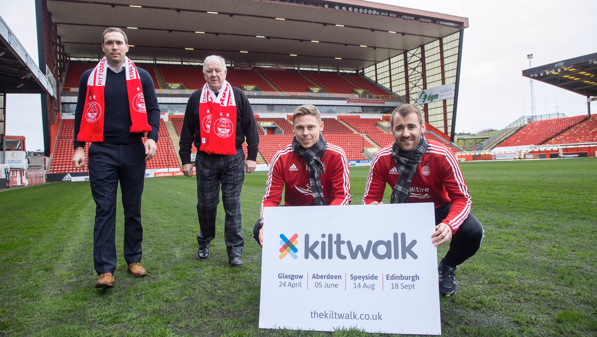 Don your tartan for Kiltwalk and AFC Community Trust