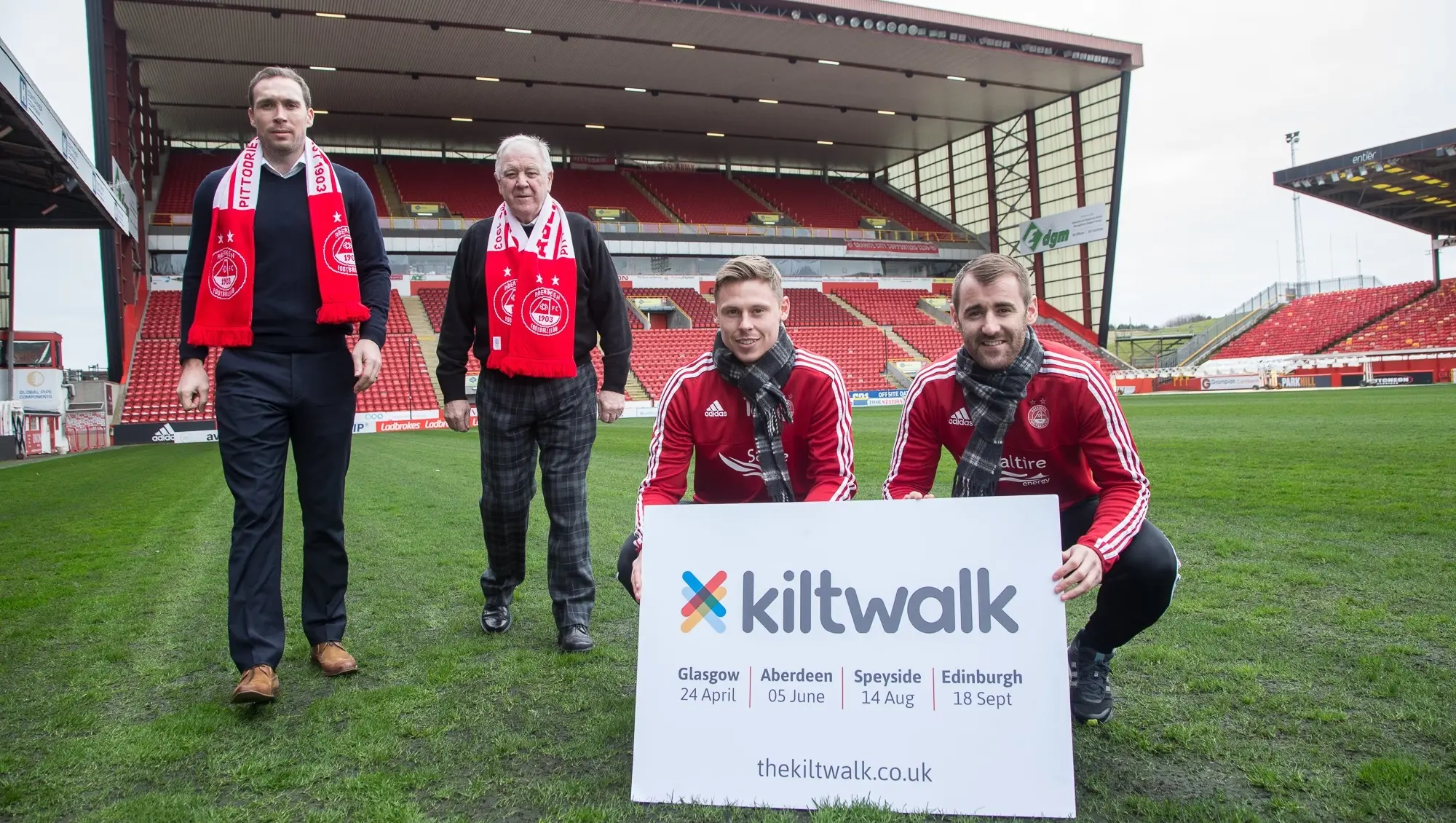 Don your tartan for Kiltwalk and AFC Community Trust