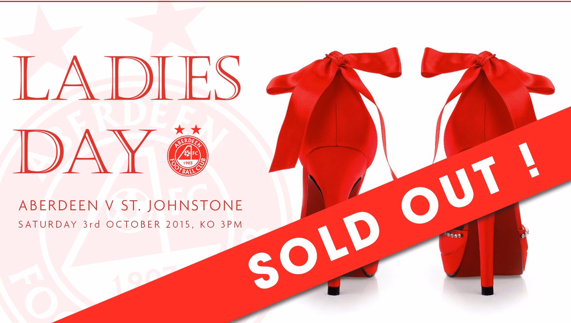 Ladies Day SOLD OUT! | Saturday 3rd October