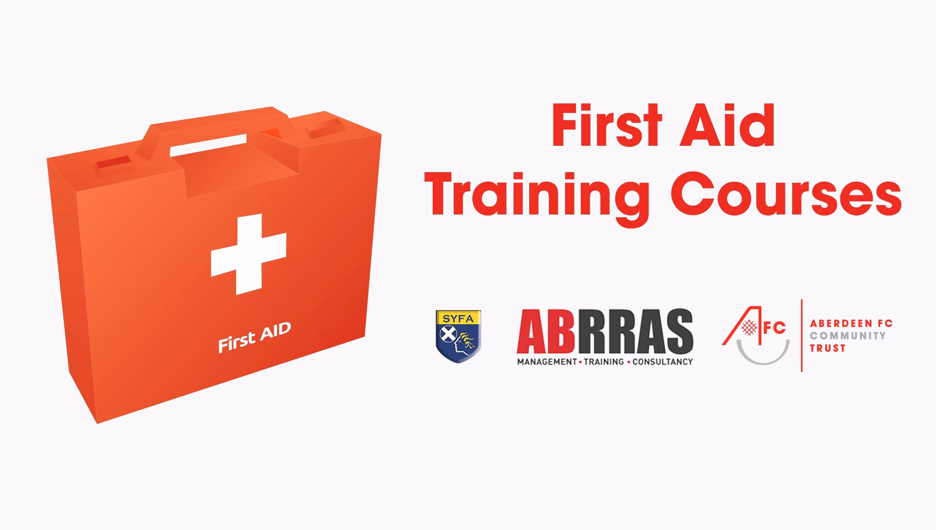 First Aid Training with ABRRAS and AFCCT