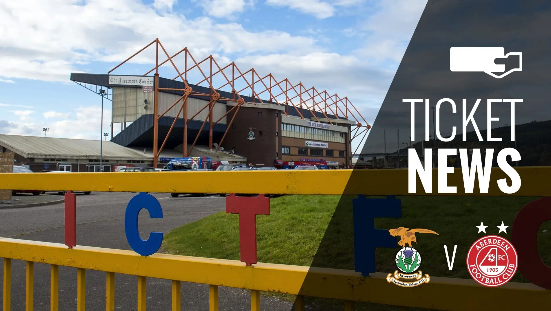 Ticket Details | Inverness CT v Aberdeen, Saturday 19th November