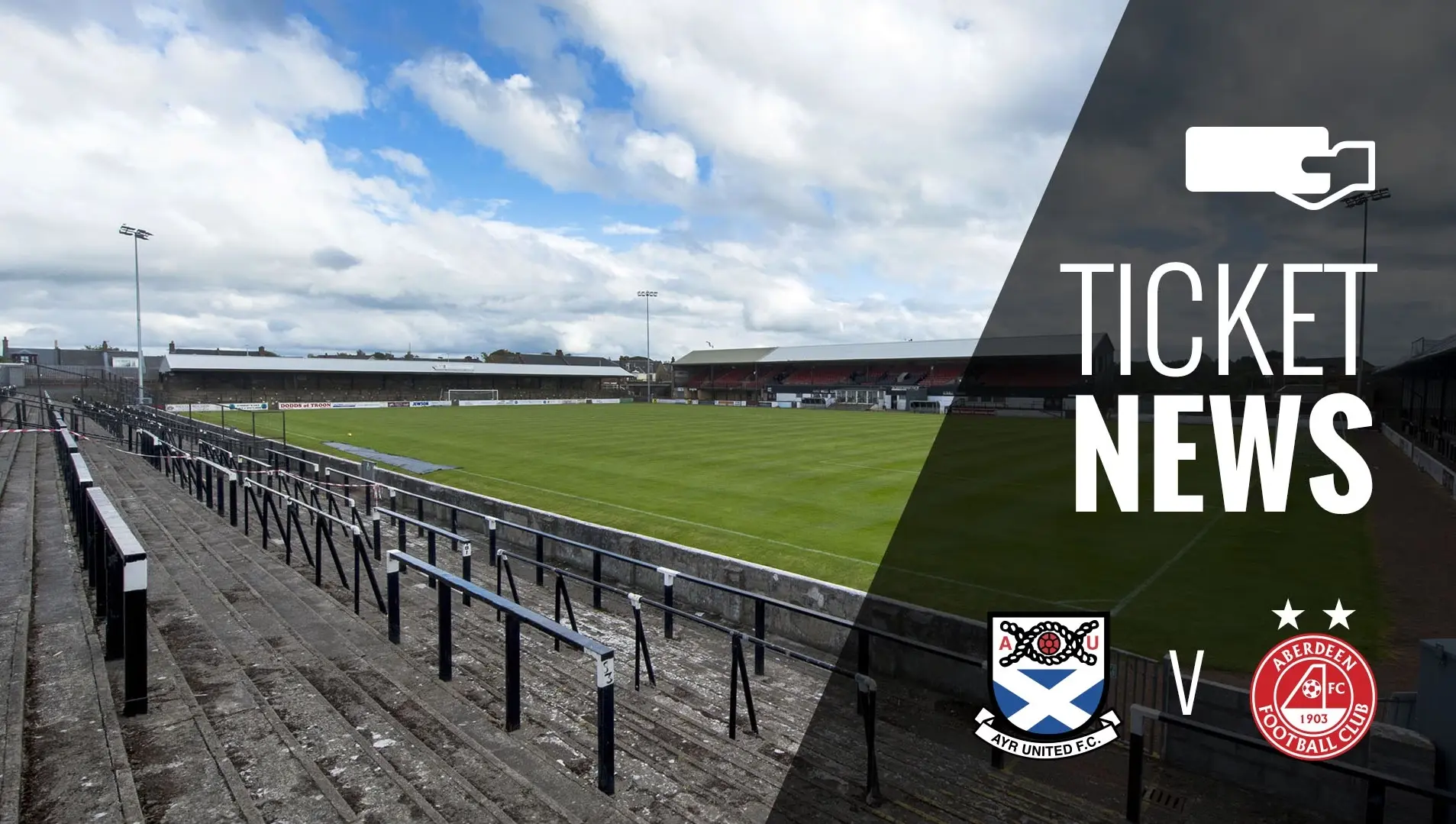 Ticket Details | Ayr United v Aberdeen, Wed 10th Aug