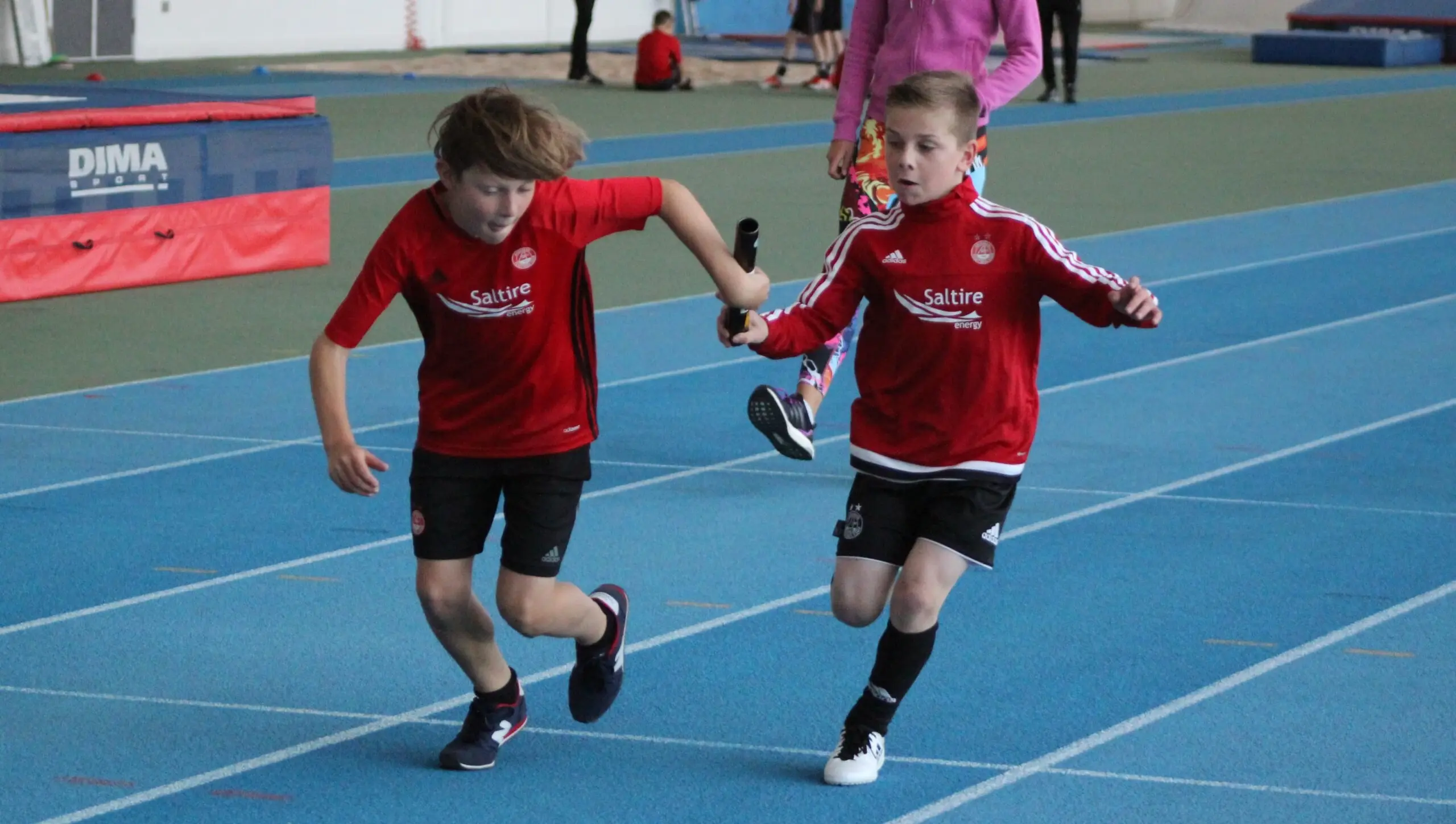 Youth Players try their hand at Athletics