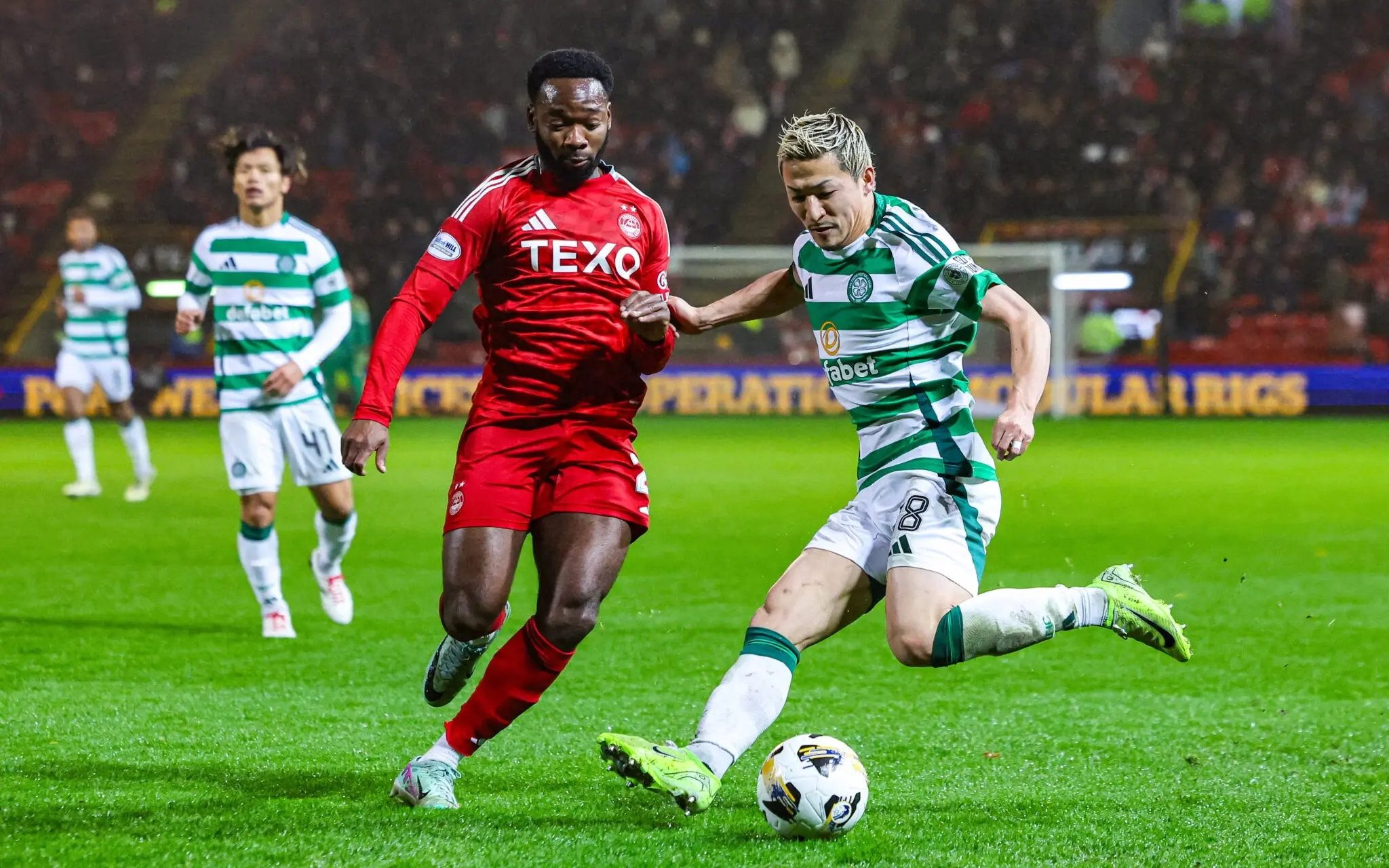 Celtic come out on top in hard fought Pittodrie encounter image
